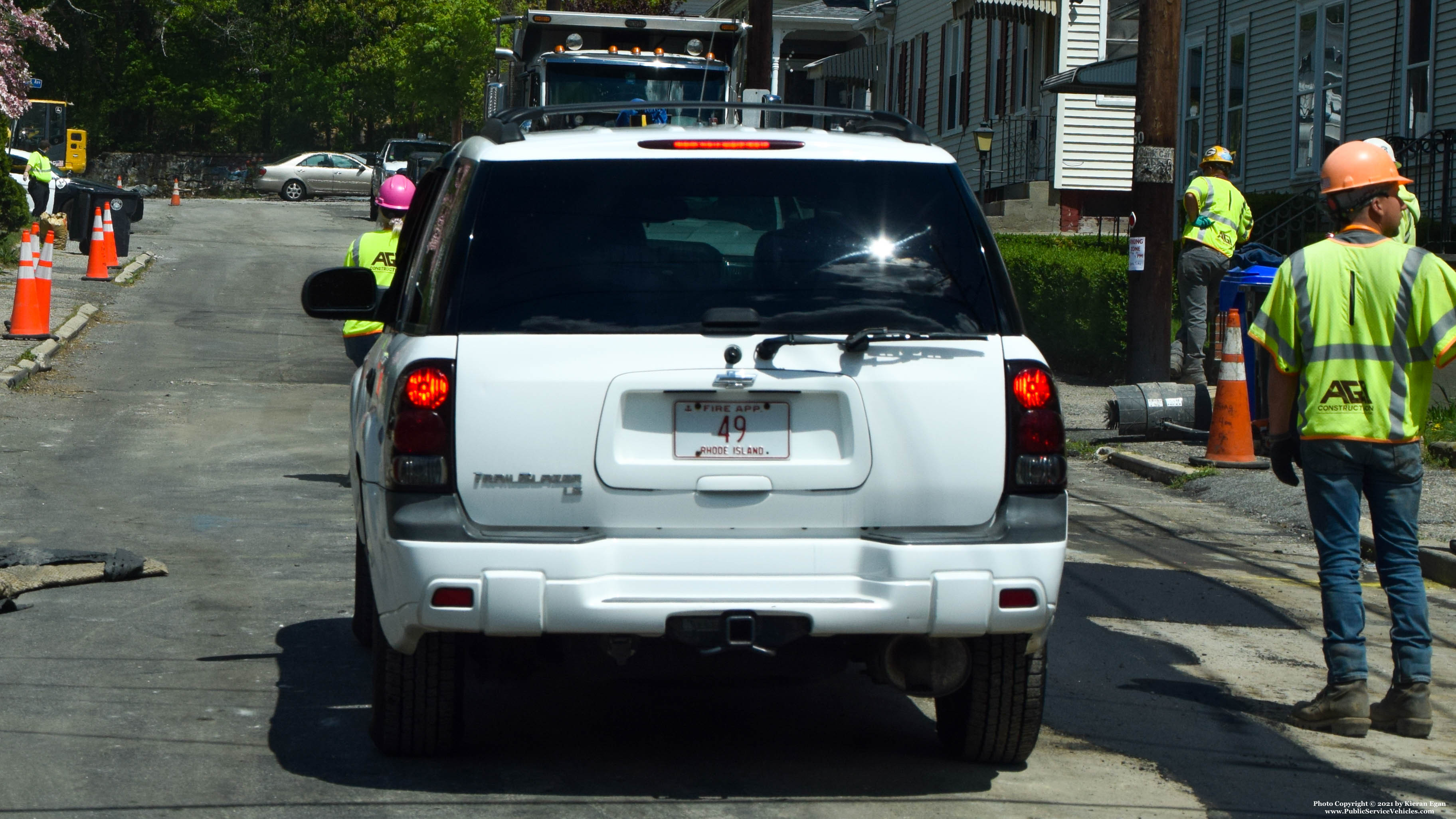 A photo  of North Providence Fire
            Command Unit, a 2002-2005 Chevrolet TrailBlazer             taken by Kieran Egan