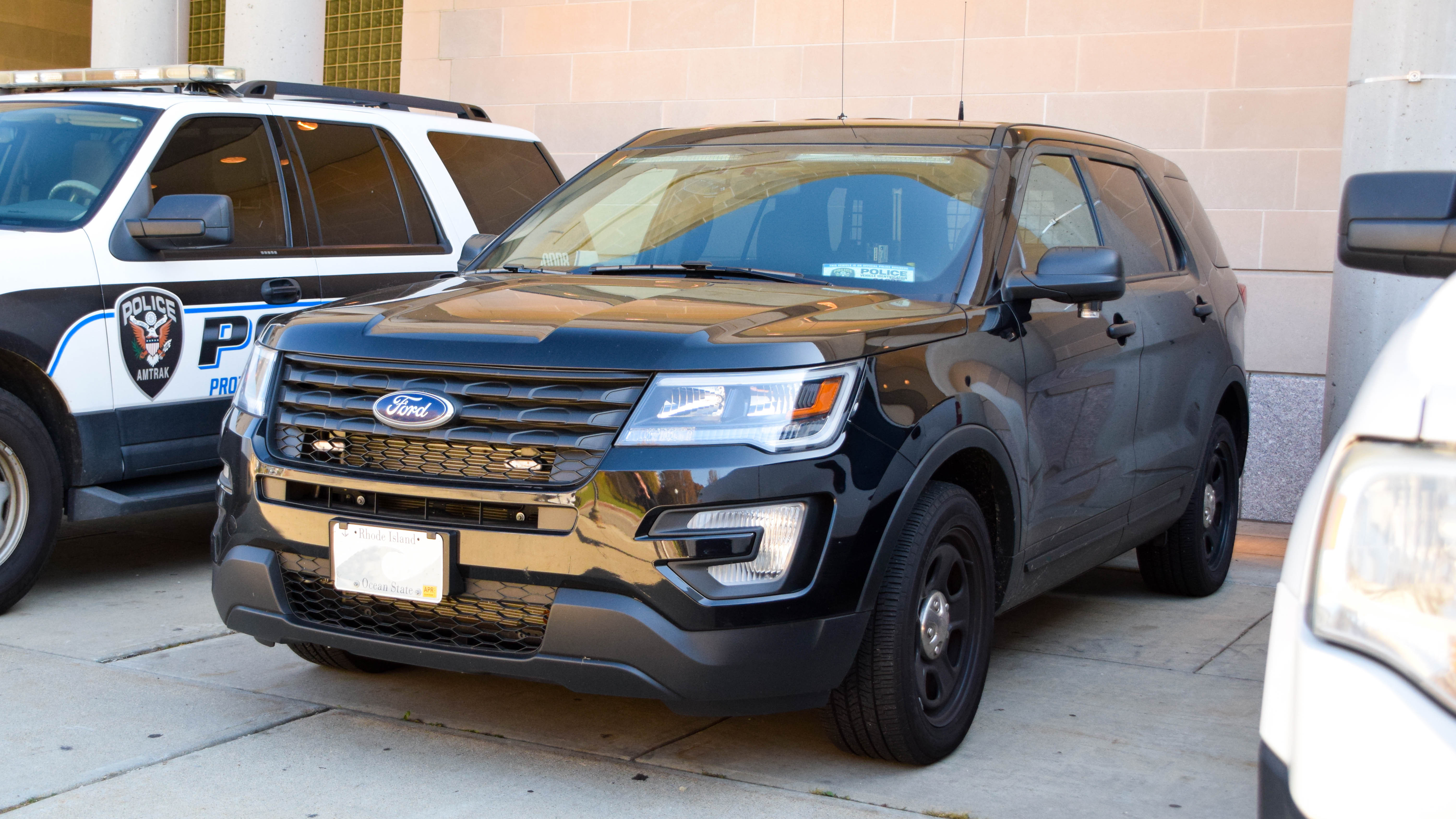 A photo  of Amtrak Police
            Unmarked Unit, a 2016-2019 Ford Police Interceptor Utility             taken by Kieran Egan