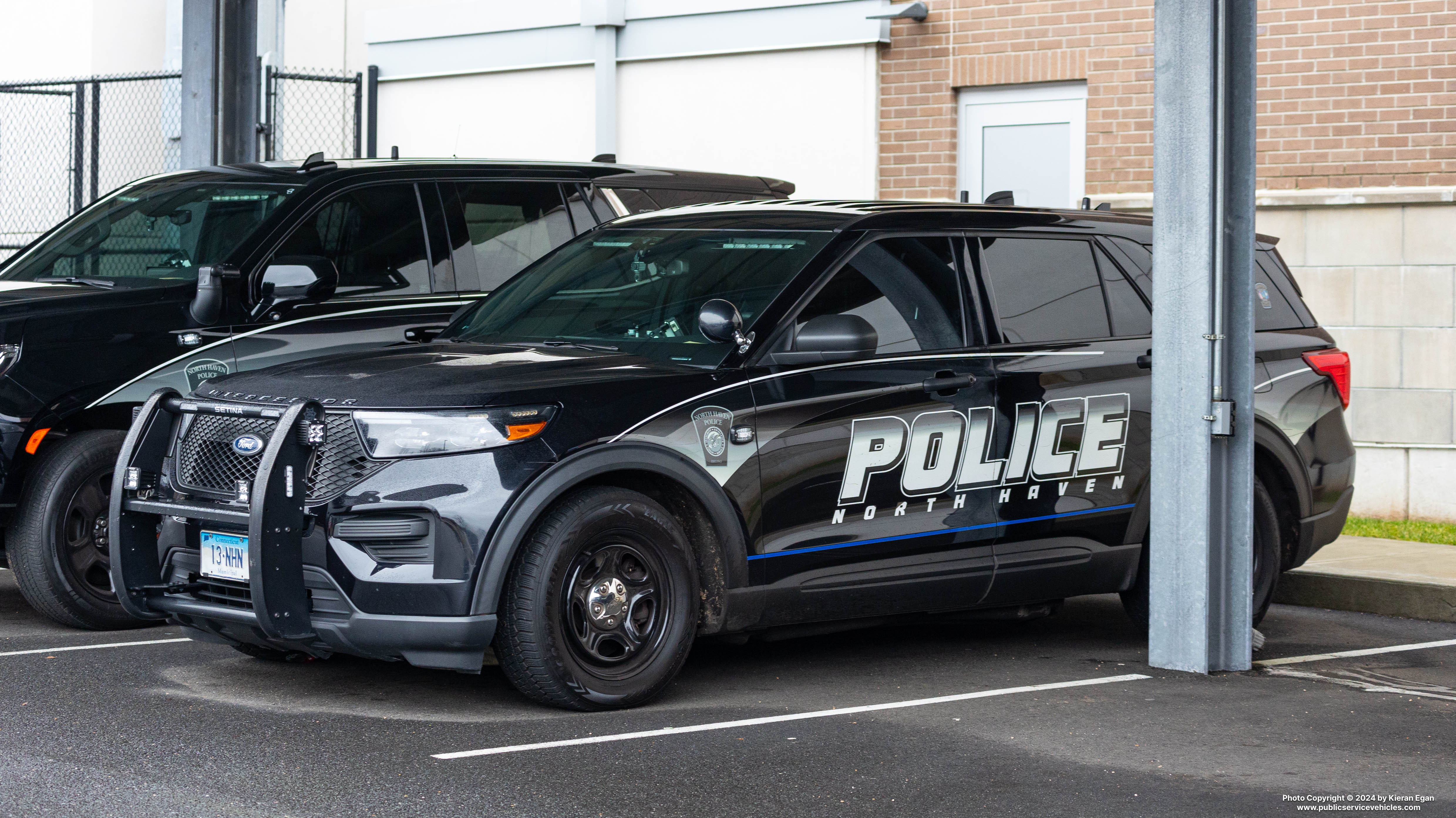 A photo  of North Haven Police
            Car 13, a 2020-2023 Ford Police Interceptor Utility             taken by Kieran Egan