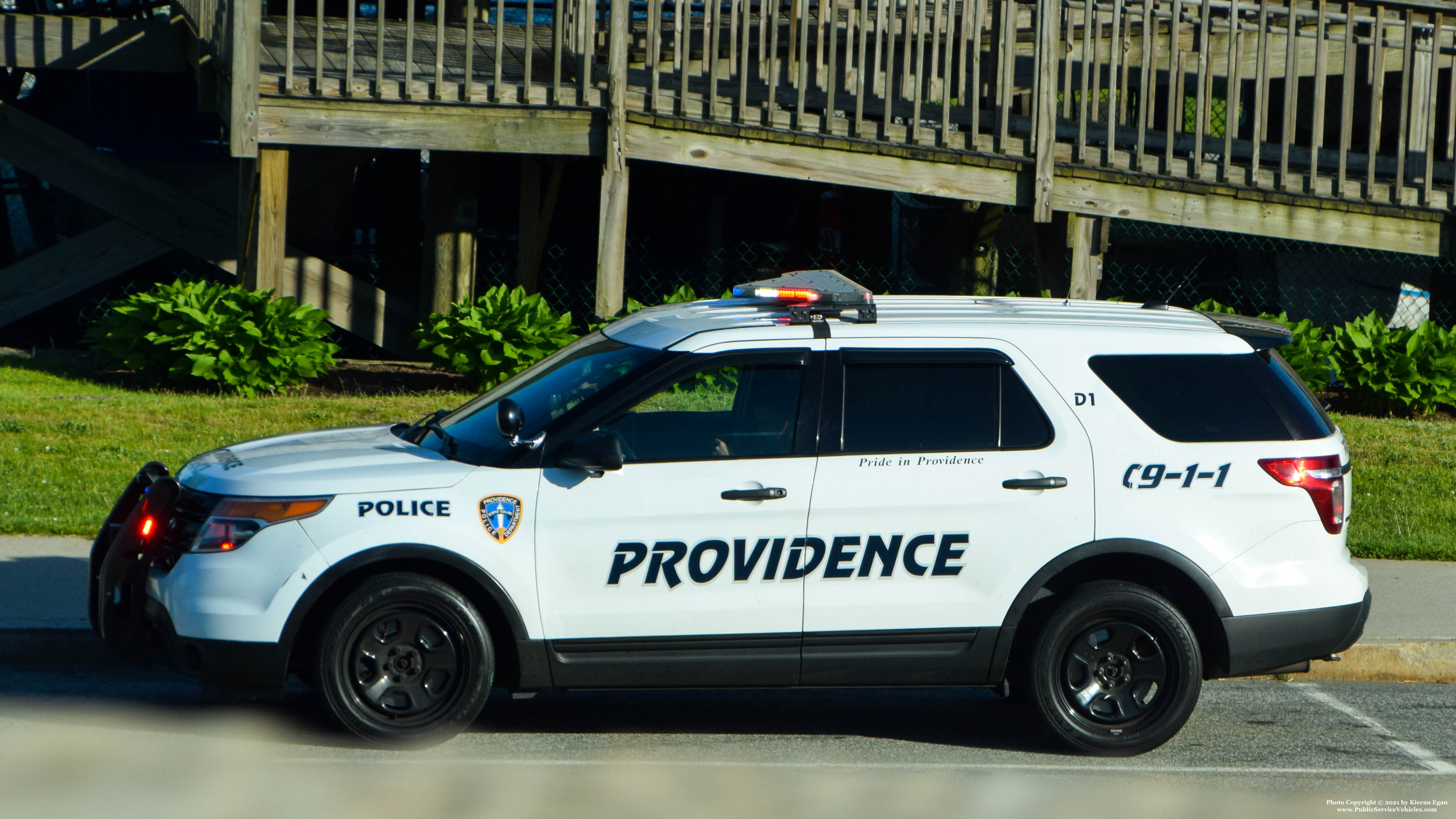 A photo  of Providence Police
            Cruiser 129, a 2015 Ford Police Interceptor Utility             taken by Kieran Egan
