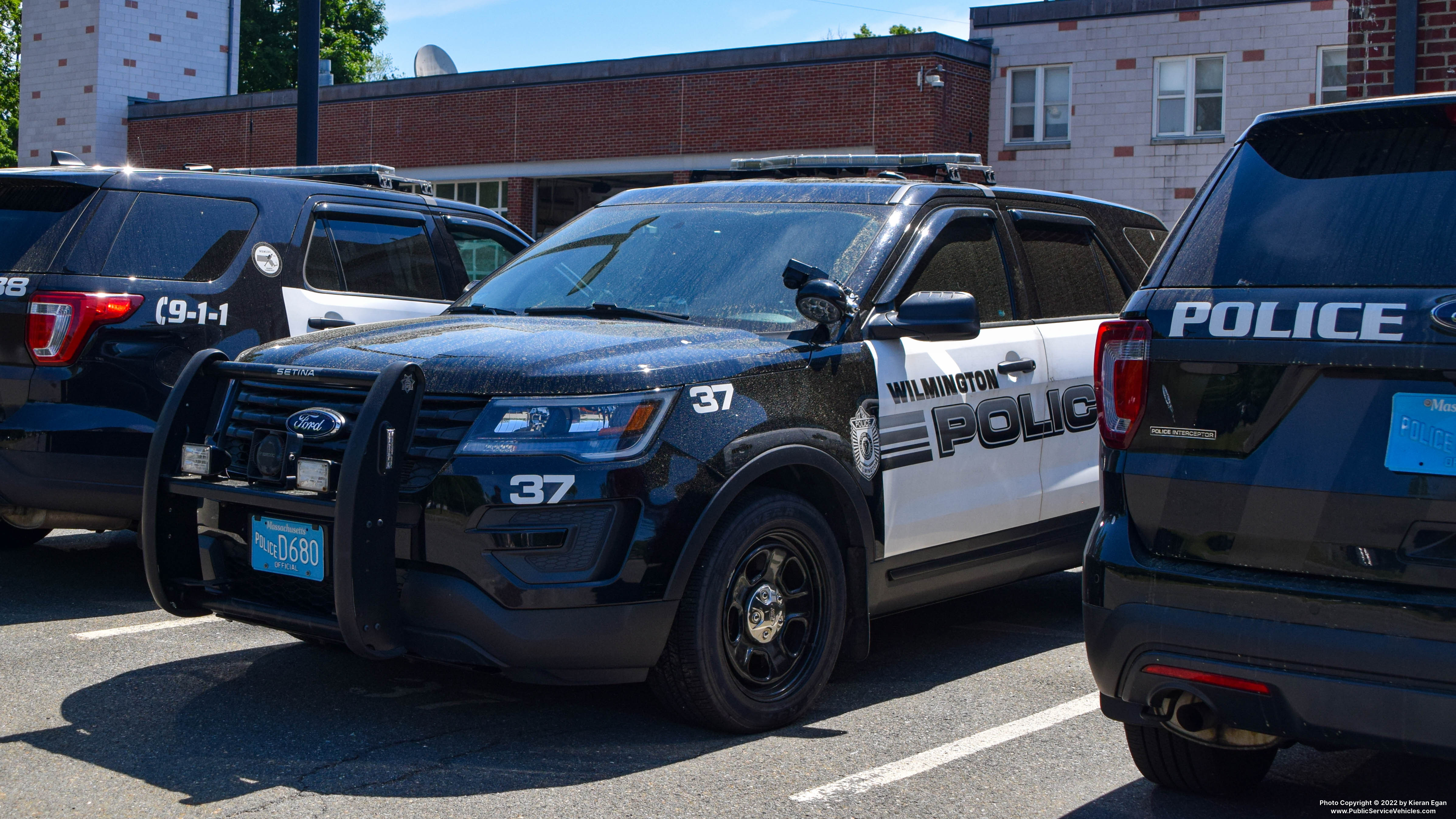 A photo  of Wilmington Police
            Cruiser 37, a 2017 Ford Police Interceptor Utility             taken by Kieran Egan