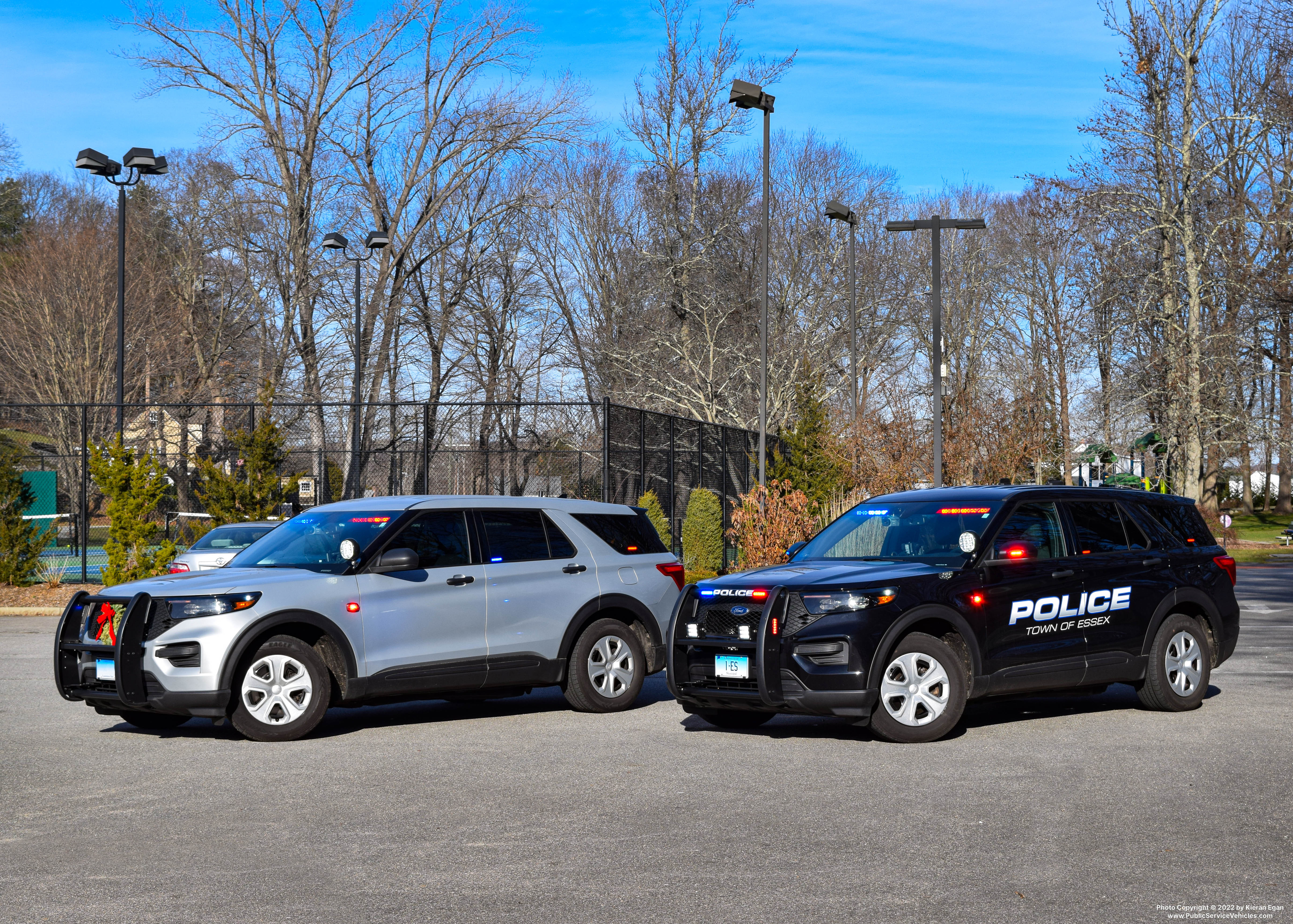 A photo  of Connecticut State Police
            Cruiser 222, a 2020 Ford Police Interceptor Utility             taken by Kieran Egan