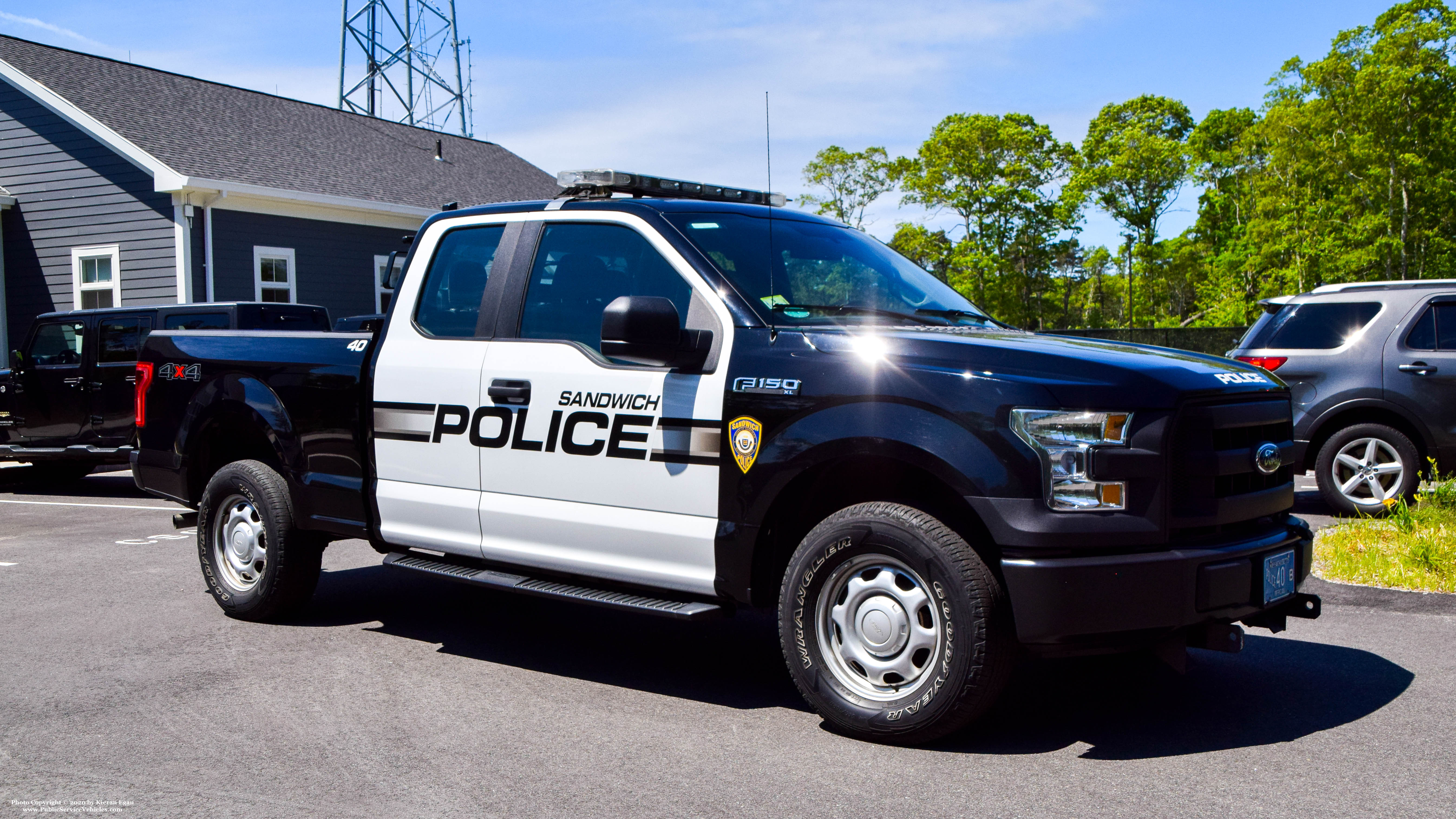 A photo  of Sandwich Police
            Cruiser 40, a 2016 Ford F-150 Super Cab             taken by Kieran Egan