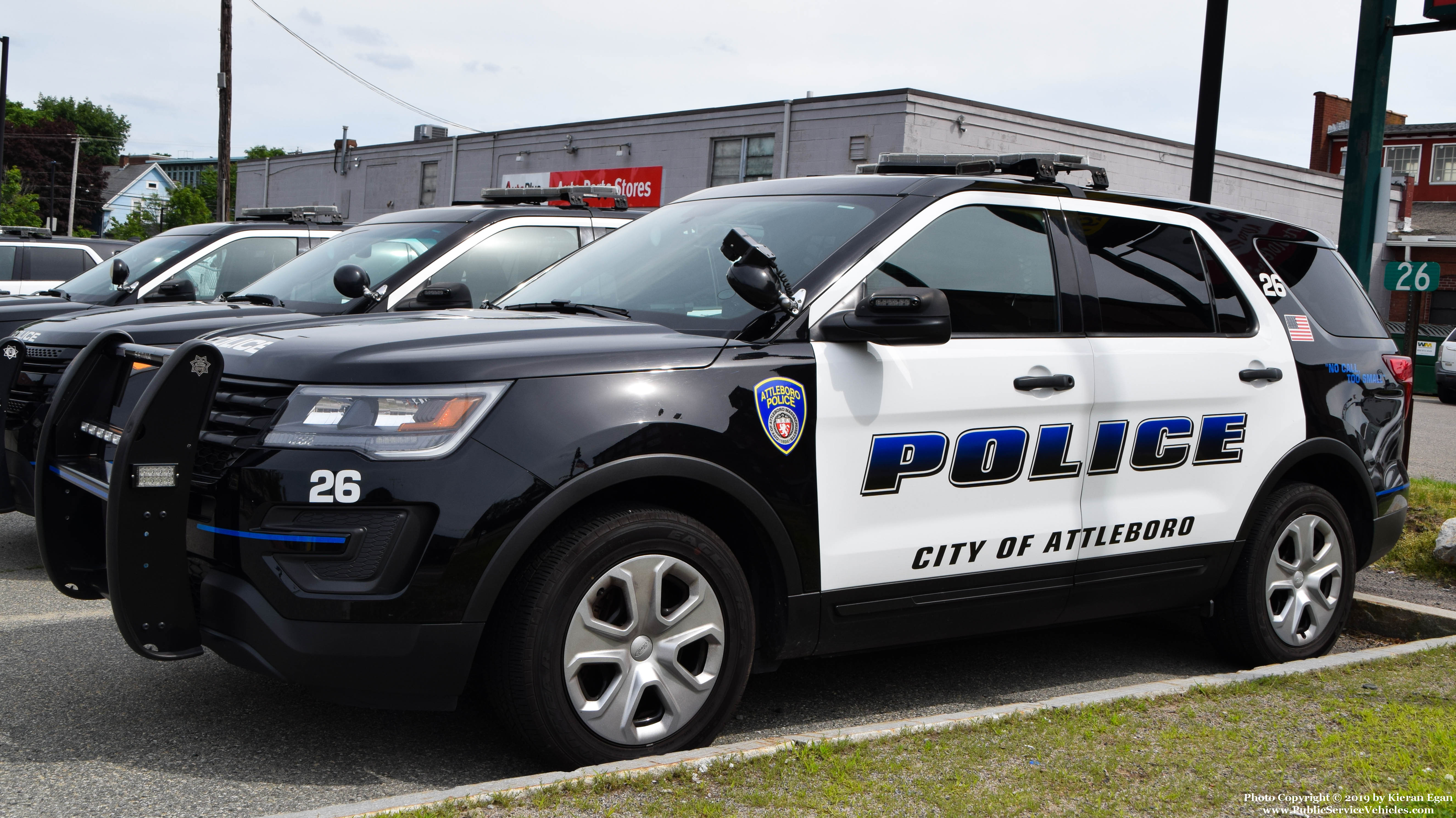 A photo  of Attleboro Police
            Car 26, a 2017 Ford Police Interceptor Utility/2017 Ford Police Interceptor Utility             taken by Kieran Egan
