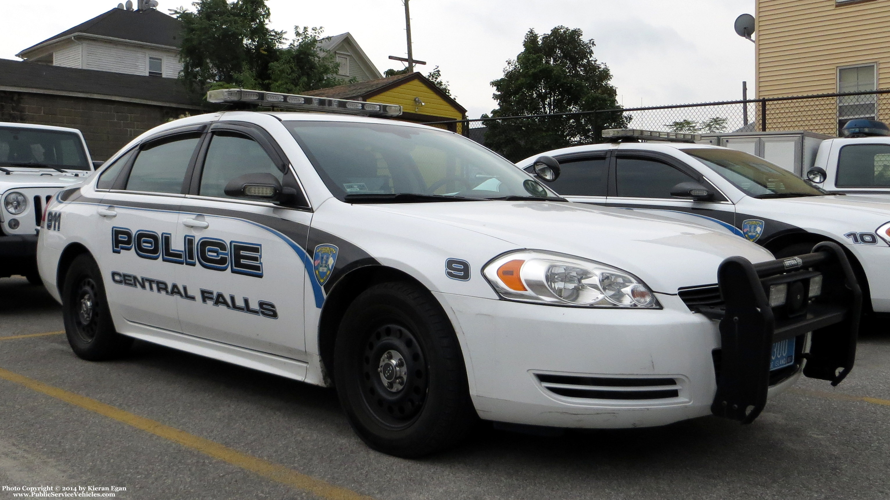 A photo  of Central Falls Police
            Patrol Car 9, a 2014 Chevrolet Impala             taken by Kieran Egan