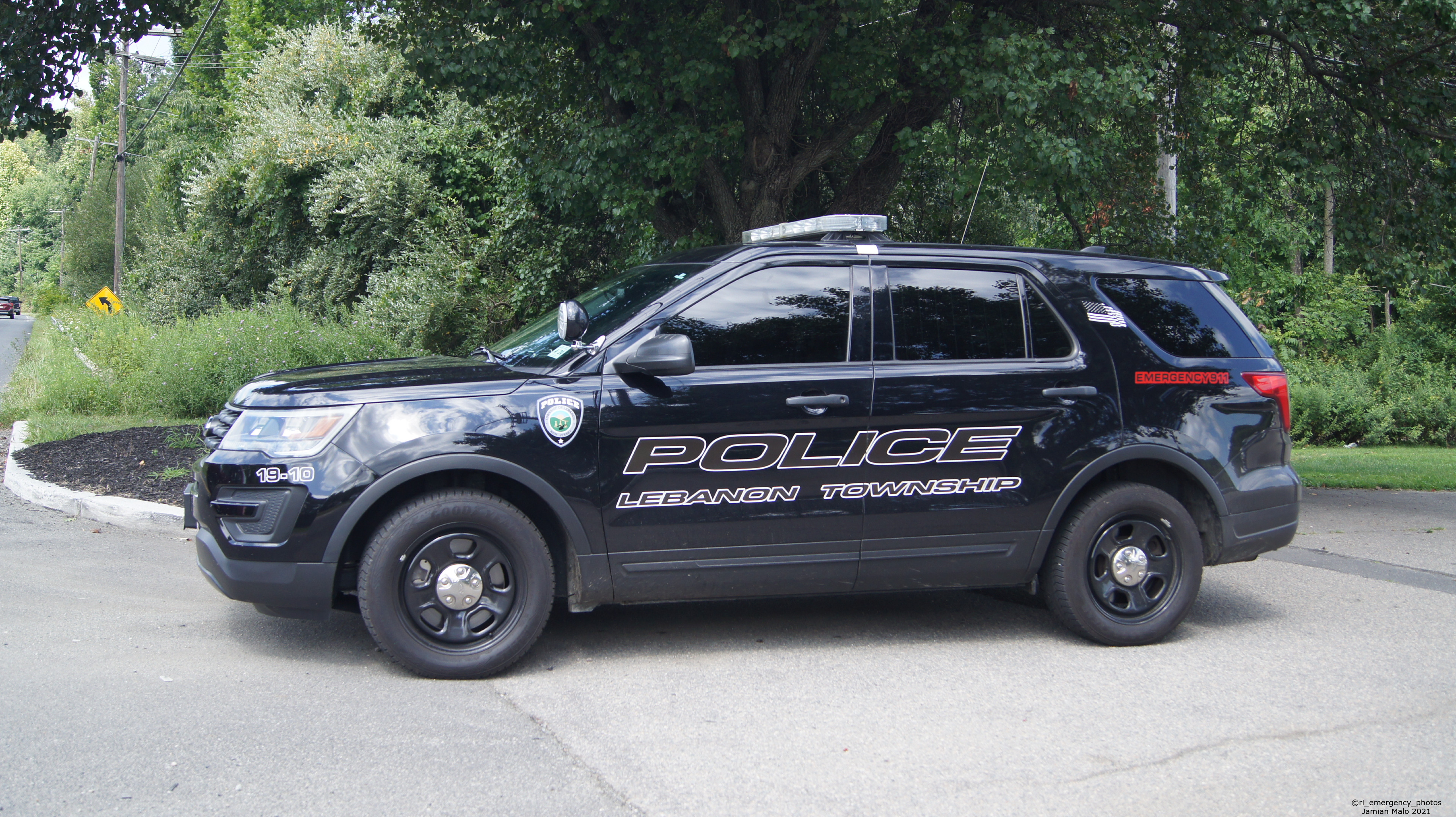 A photo  of Lebanon Township Police
            Cruiser 1910, a 2016-2019 Ford Police Interceptor Utility             taken by Jamian Malo