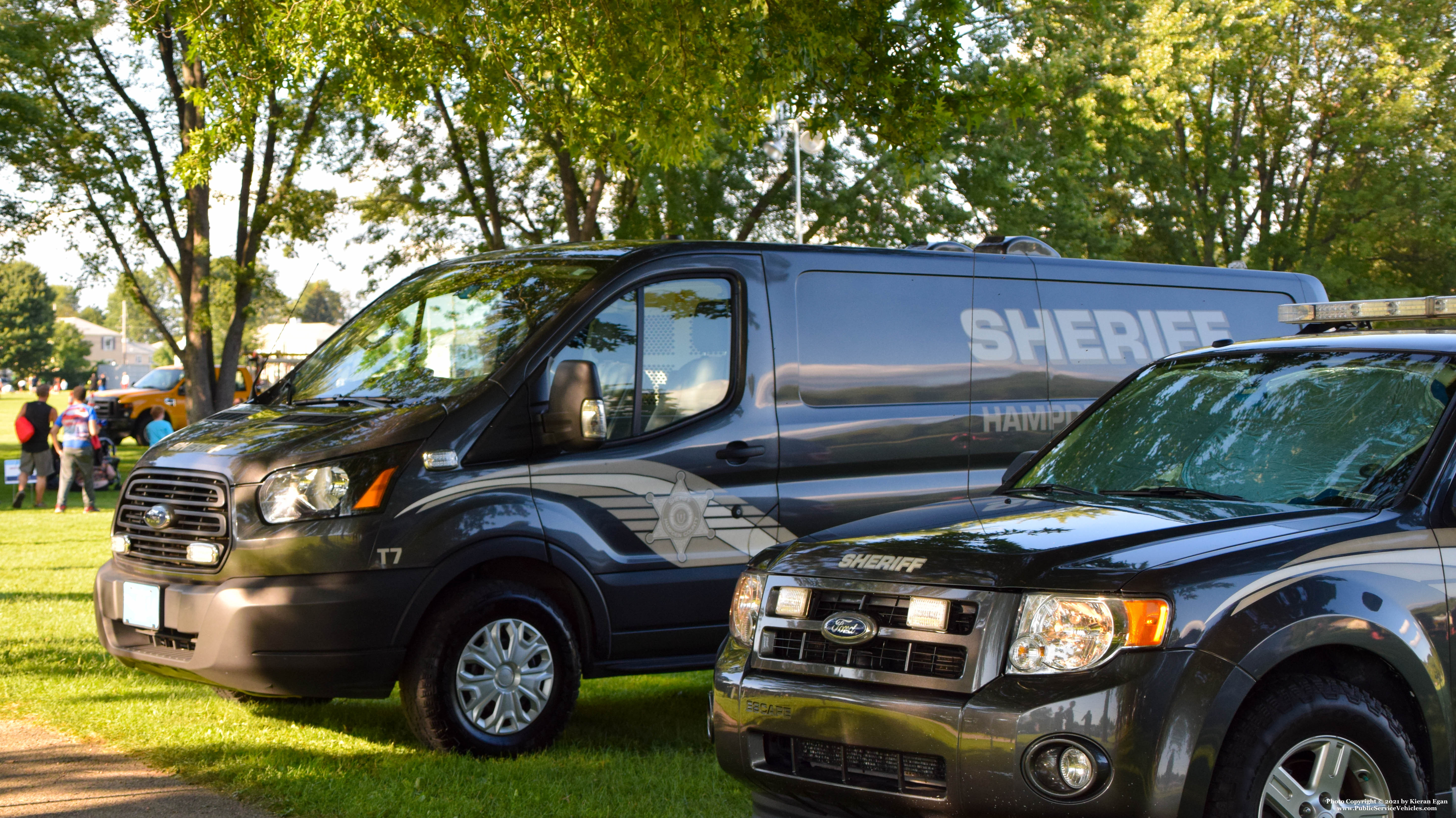 A photo  of Hampden County Sheriff
            T7, a 2019 Ford Transit             taken by Kieran Egan