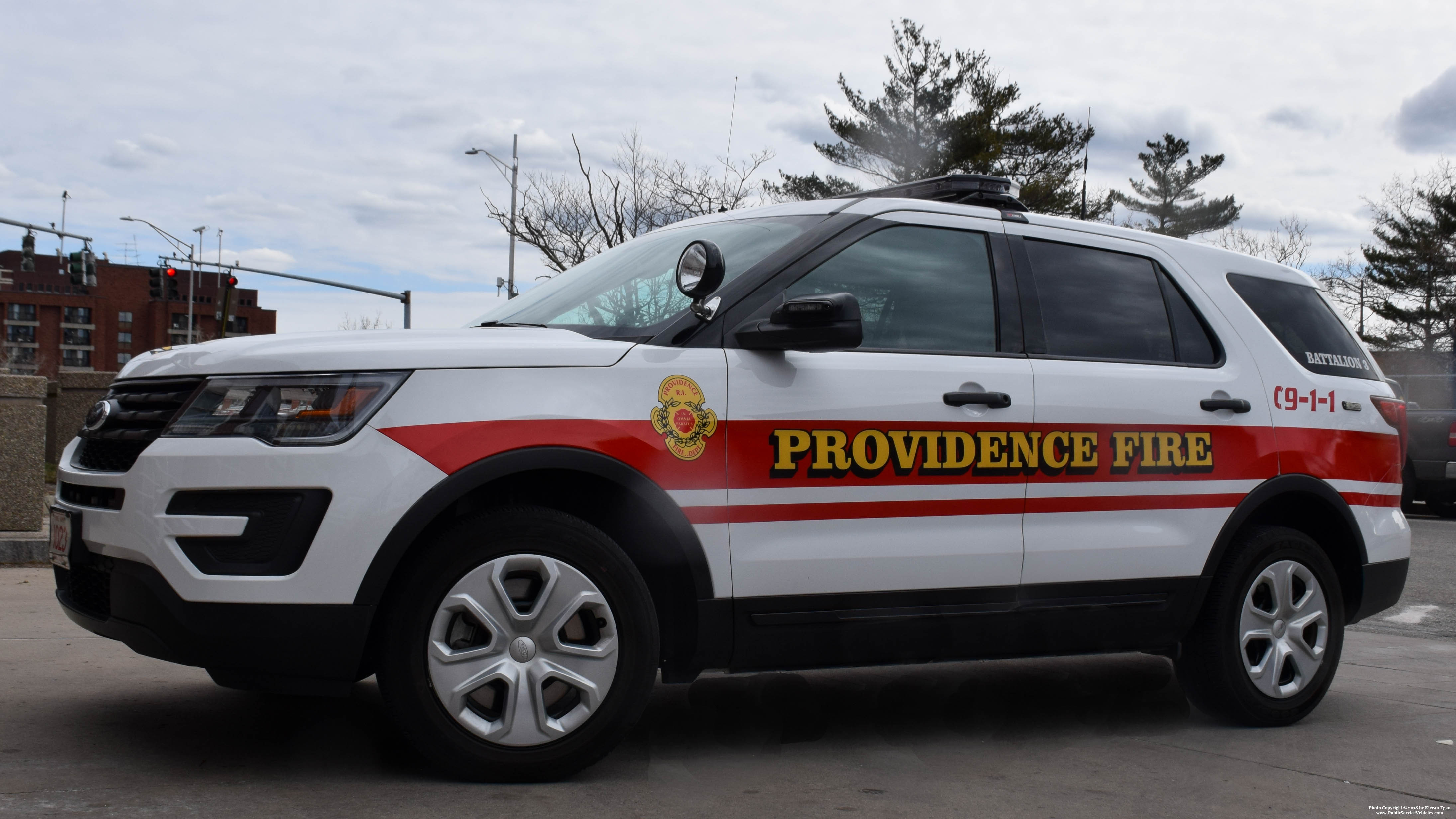 A photo  of Providence Fire
            Battalion 3, a 2018 Ford Police Interceptor Utility             taken by Kieran Egan