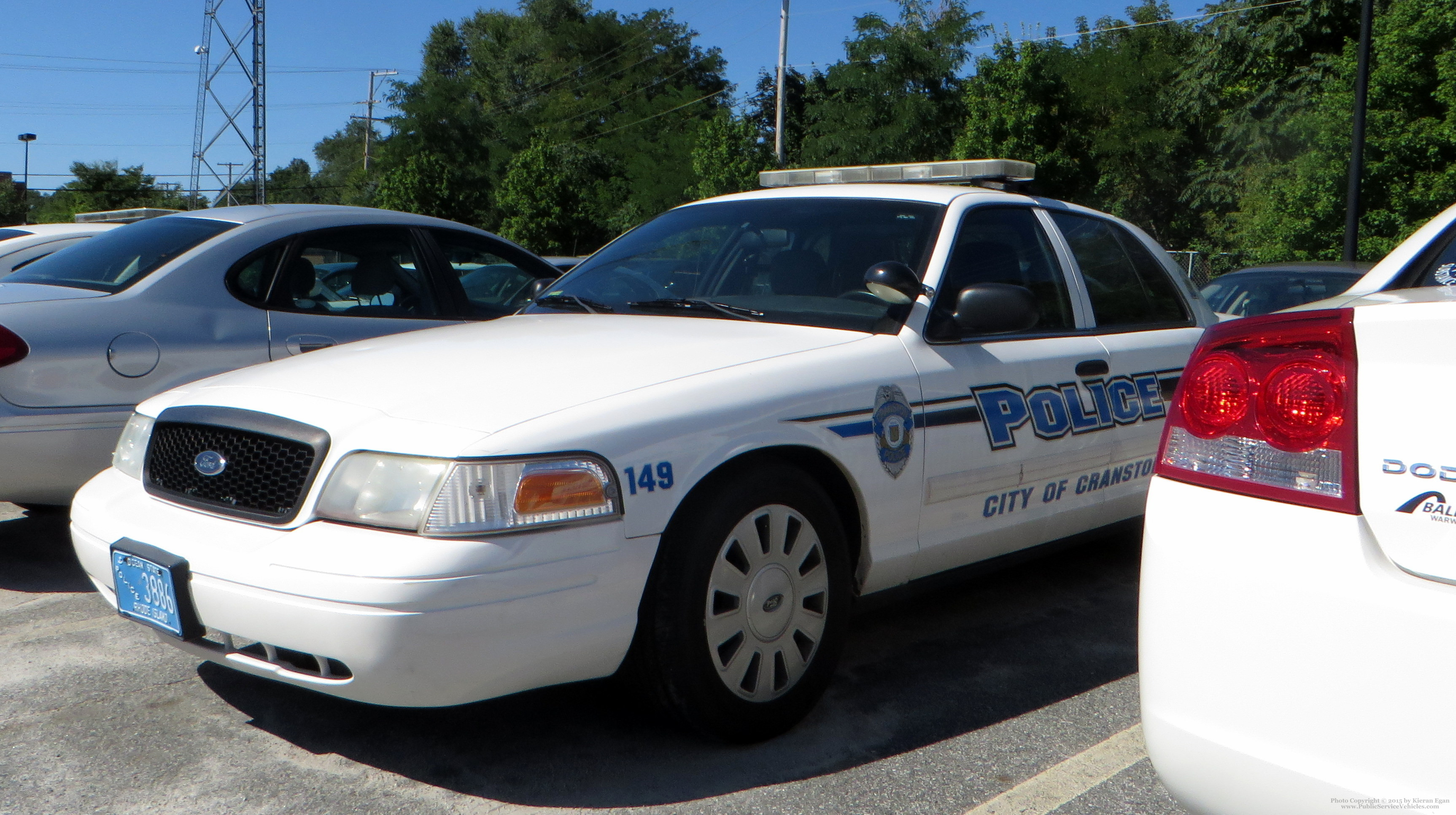 A photo  of Cranston Police
            Cruiser 149, a 2009-2011 Ford Crown Victoria Police Interceptor             taken by Kieran Egan