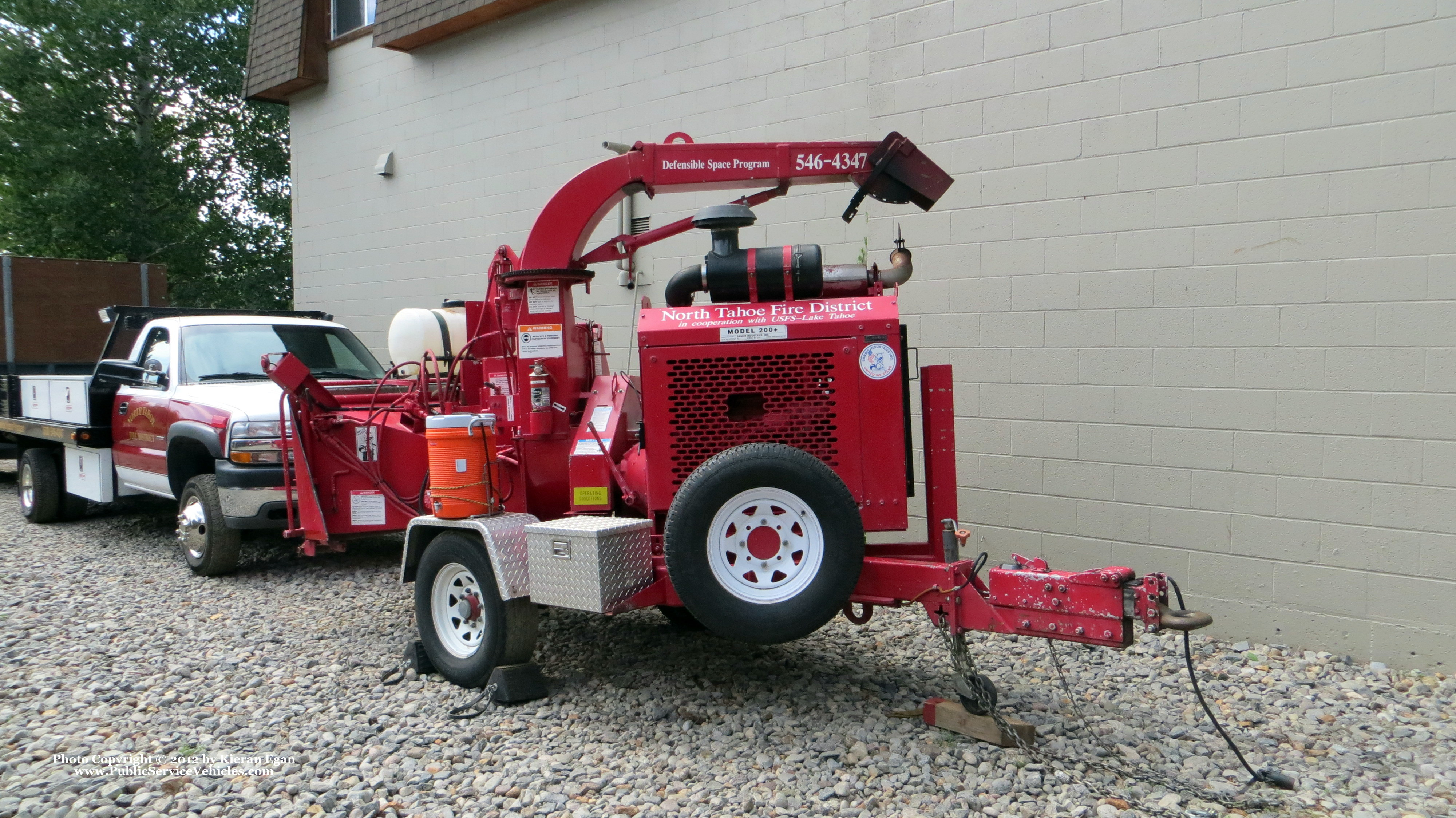A photo  of North Tahoe Fire District
            Chipper, a 2000-2012 Chipper             taken by Kieran Egan