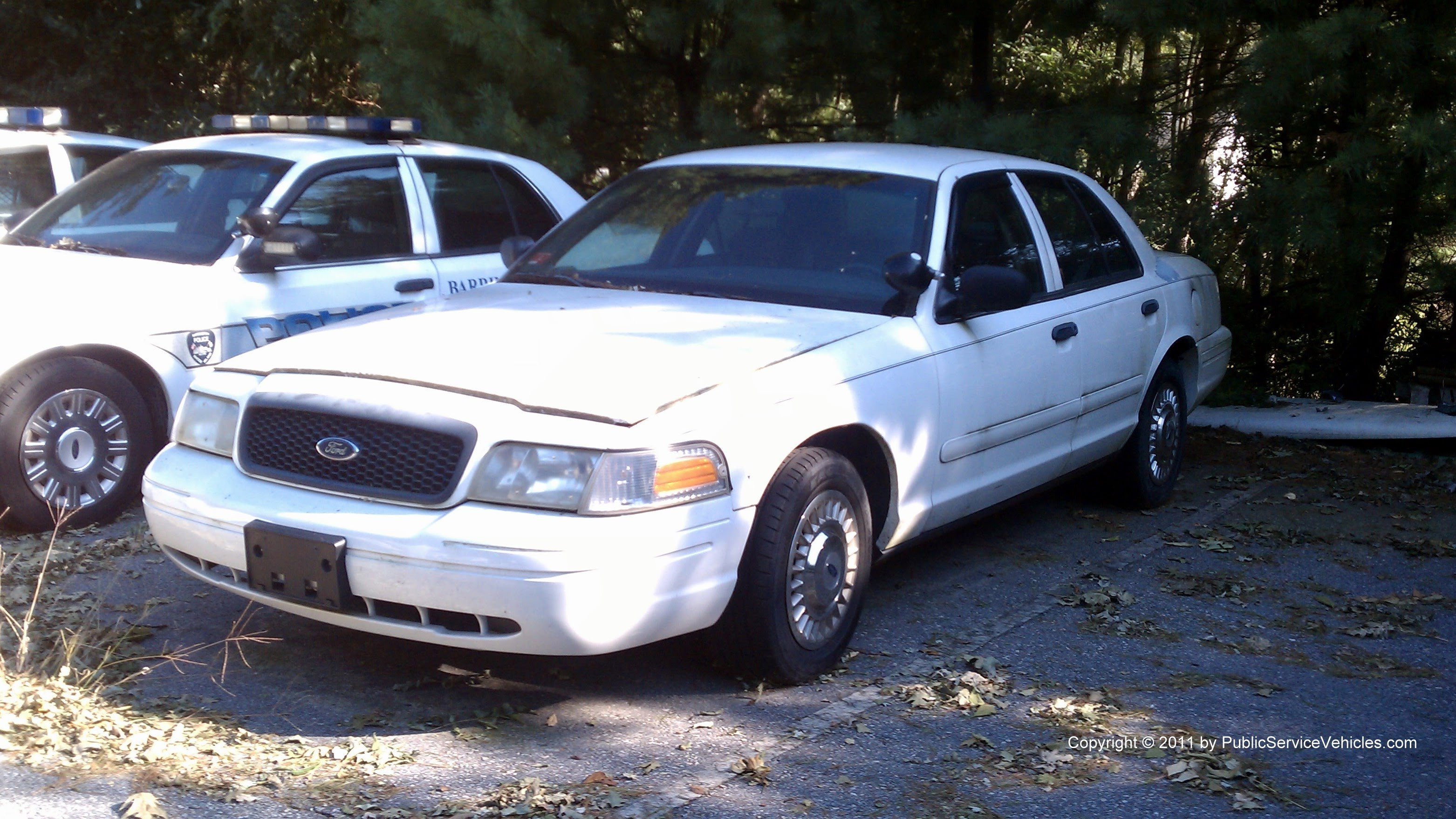 A photo  of Barrington Police
            Detective Unit, a 2001 Ford Crown Victoria Police Interceptor             taken by Kieran Egan