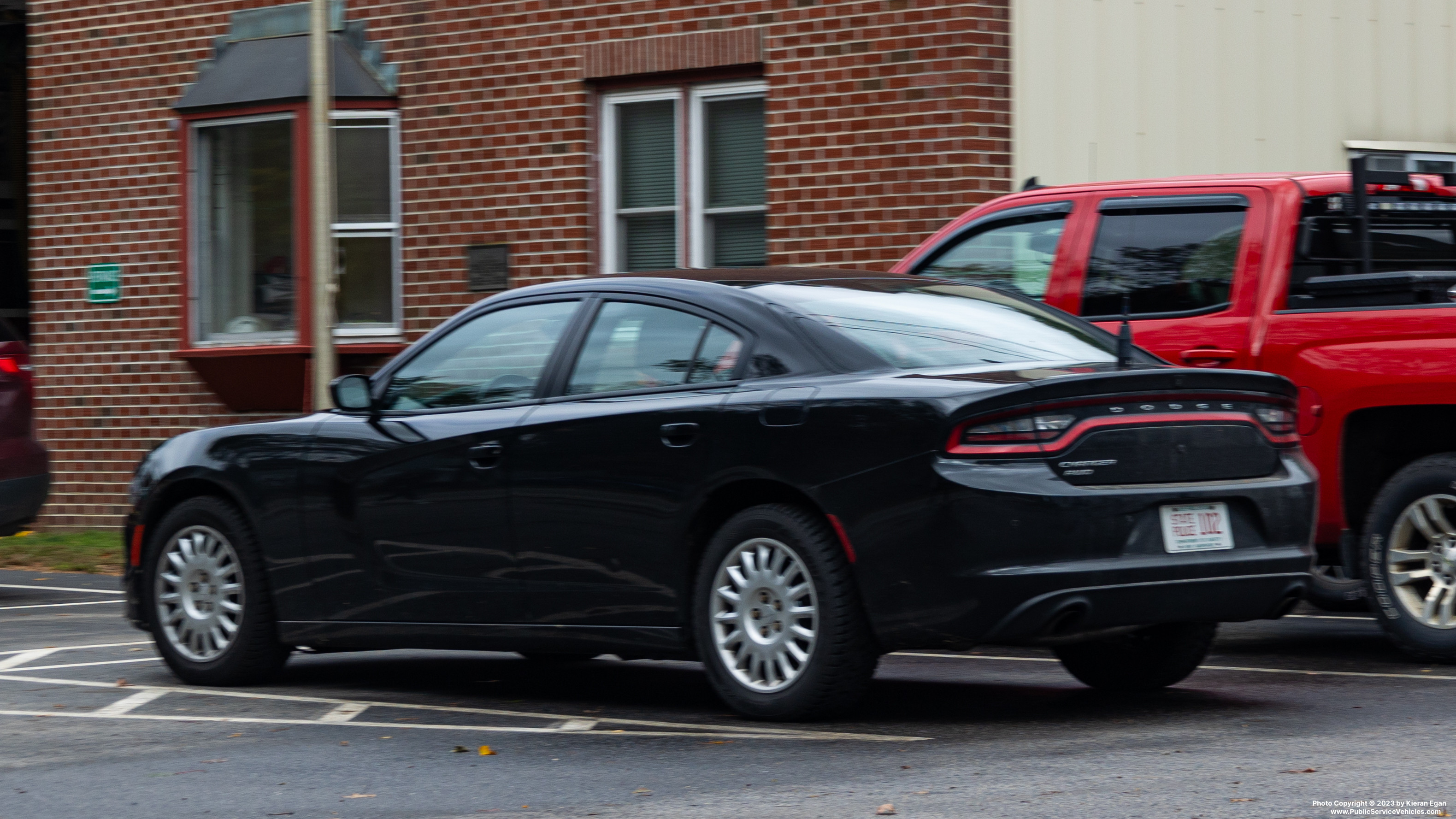 A photo  of New Hampshire State Police
            Cruiser 102, a 2017-2019 Dodge Charger             taken by Kieran Egan