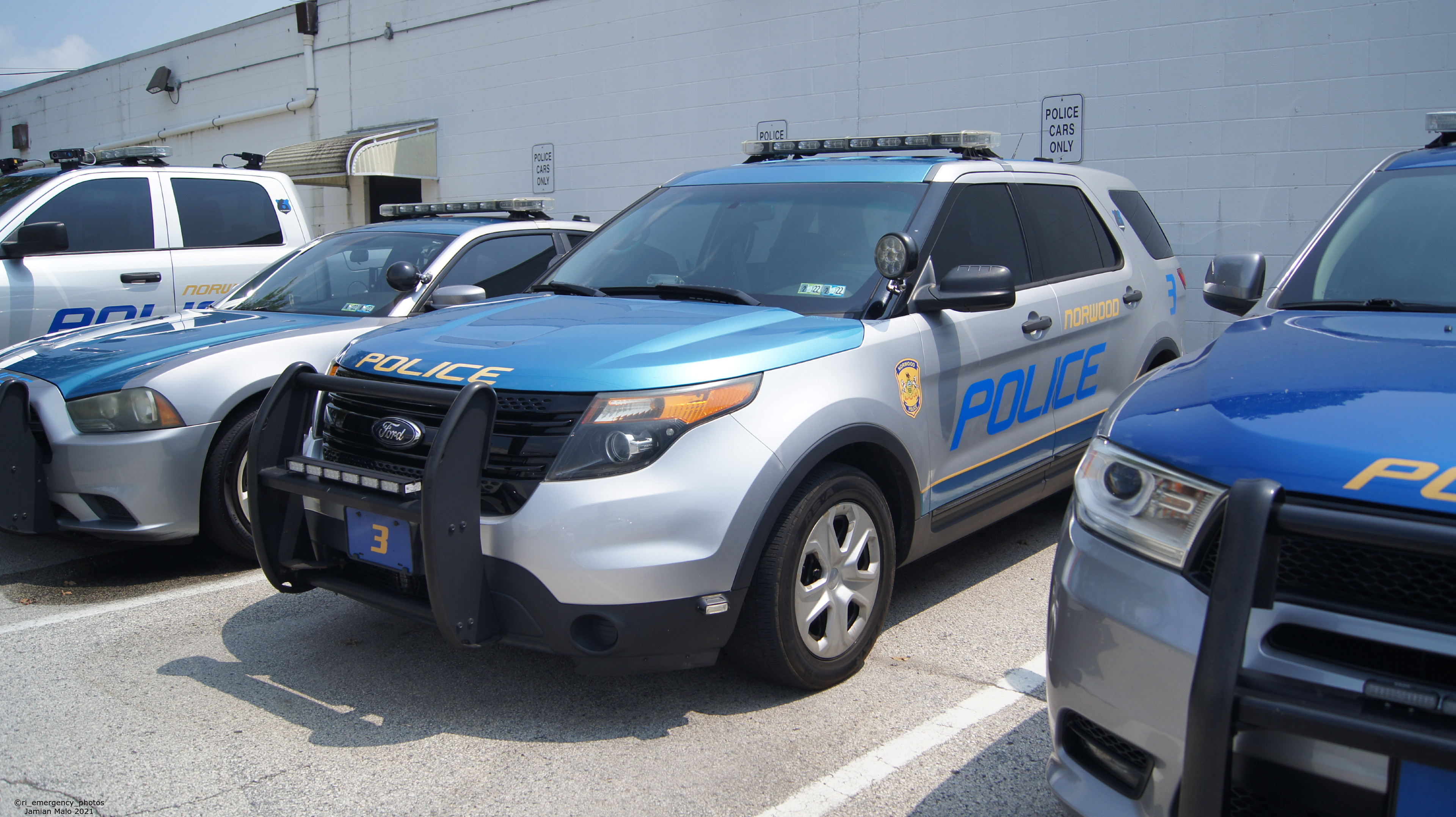 A photo  of Norwood Police
            Car 3, a 2013-2015 Ford Police Interceptor Utility             taken by Jamian Malo