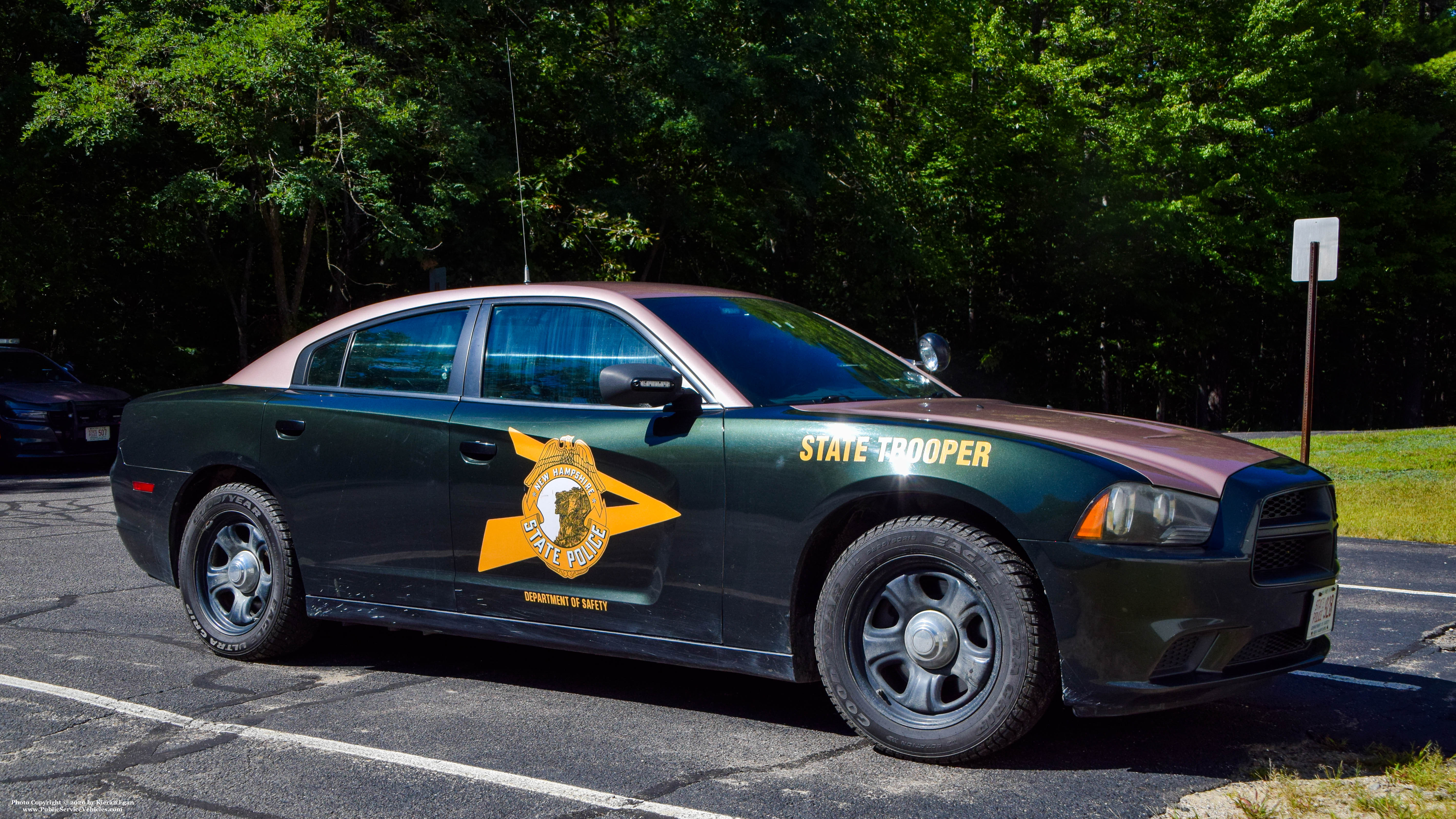 A photo  of New Hampshire State Police
            Cruiser 928, a 2011-2014 Dodge Charger             taken by Kieran Egan