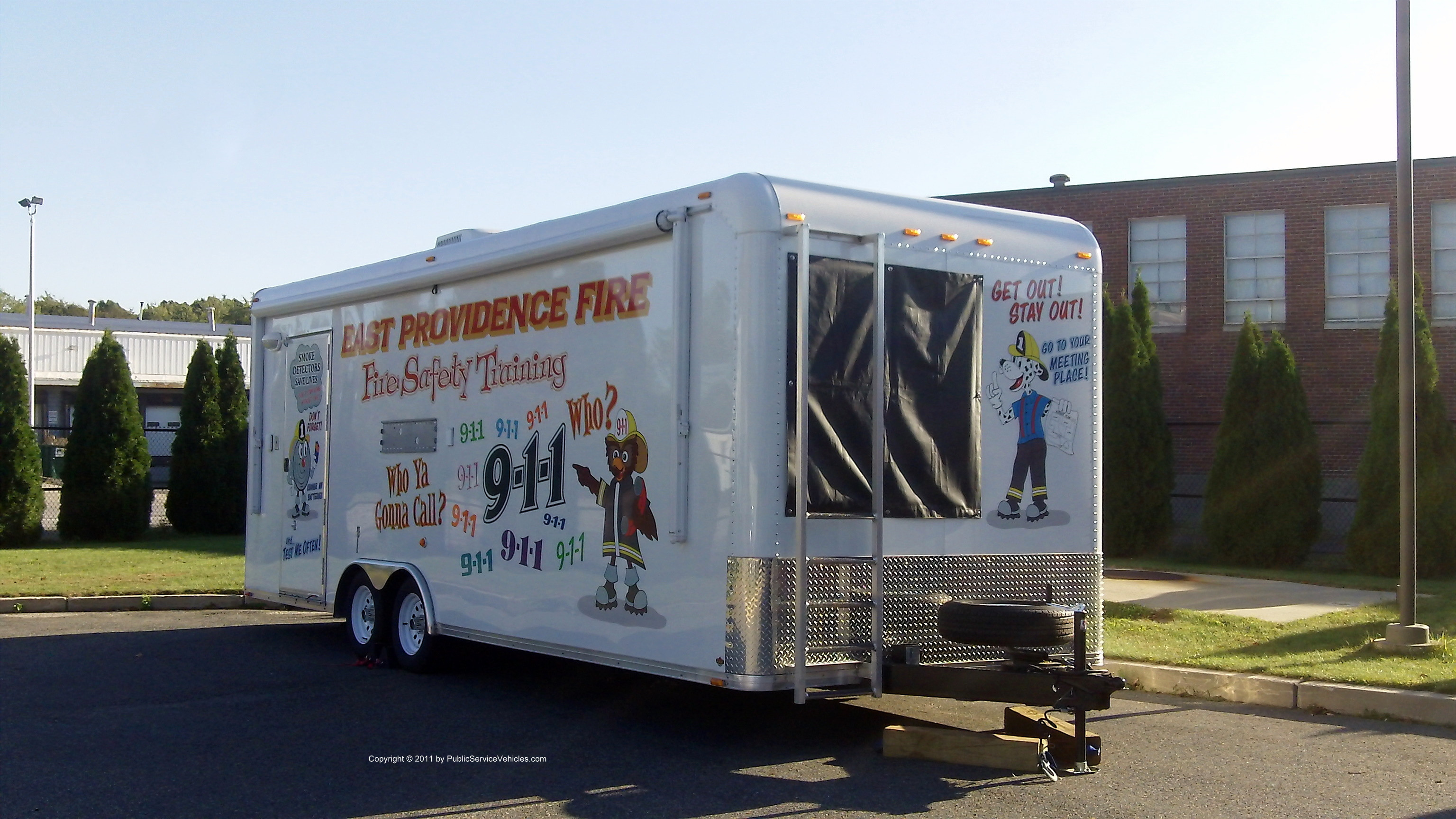 A photo  of East Providence Fire
            Fire Prevention Trailer, a 2008-2011 Trailer             taken by Kieran Egan