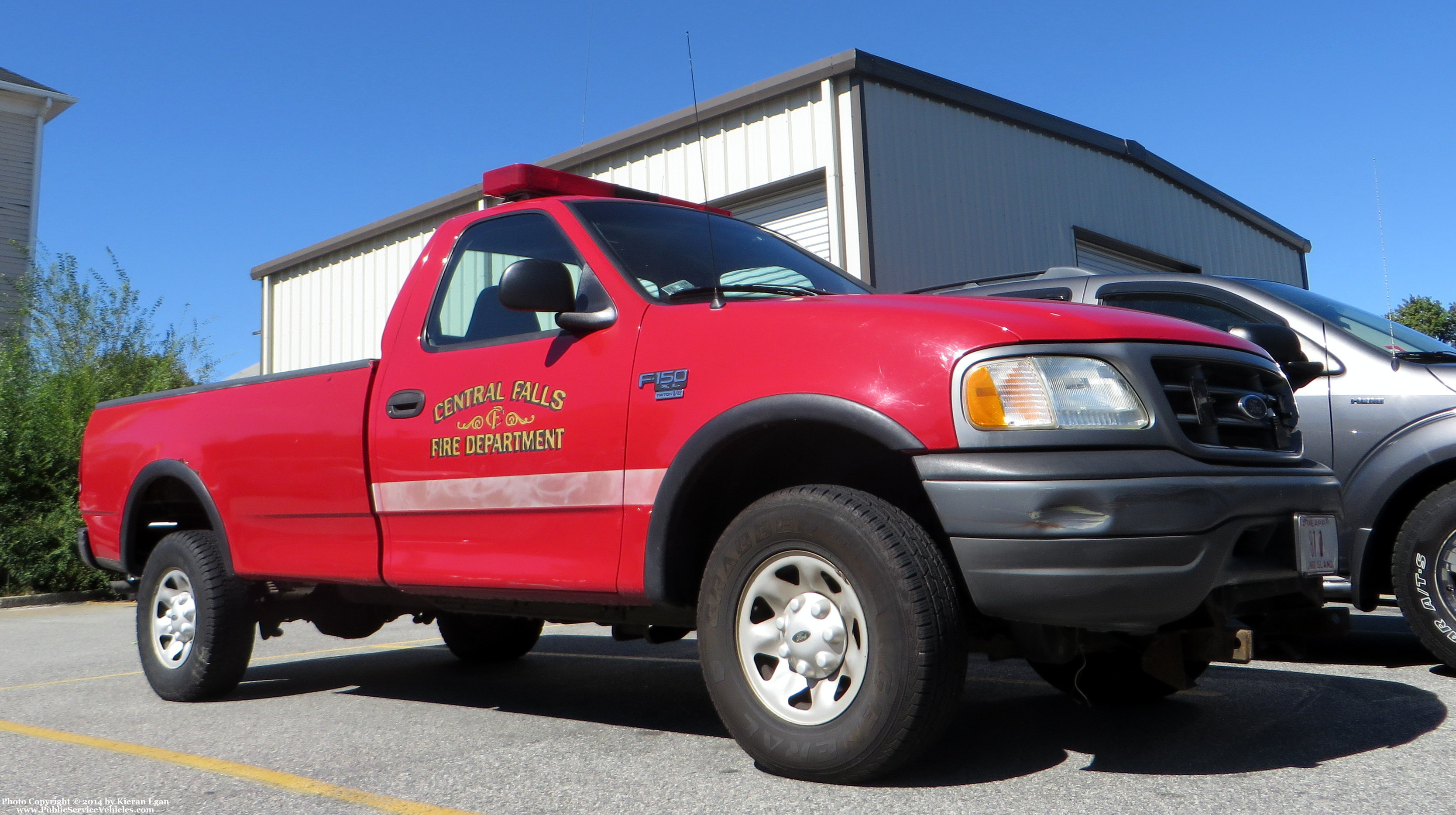 A photo  of Central Falls Fire
            Truck 1, a 1997-2004 Ford F-150             taken by Kieran Egan
