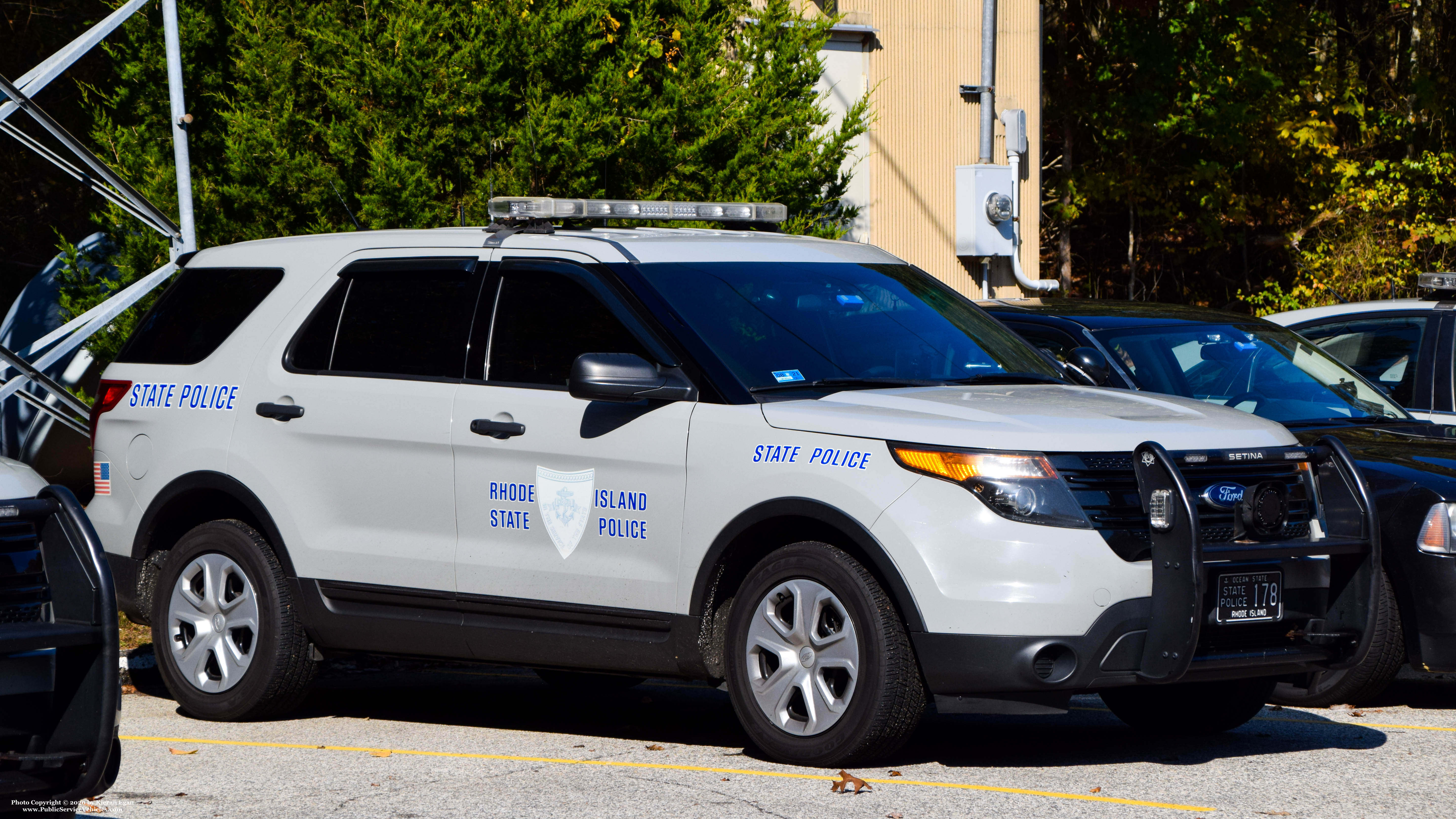 A photo  of Rhode Island State Police
            Cruiser 178, a 2013 Ford Police Interceptor Utility             taken by Kieran Egan