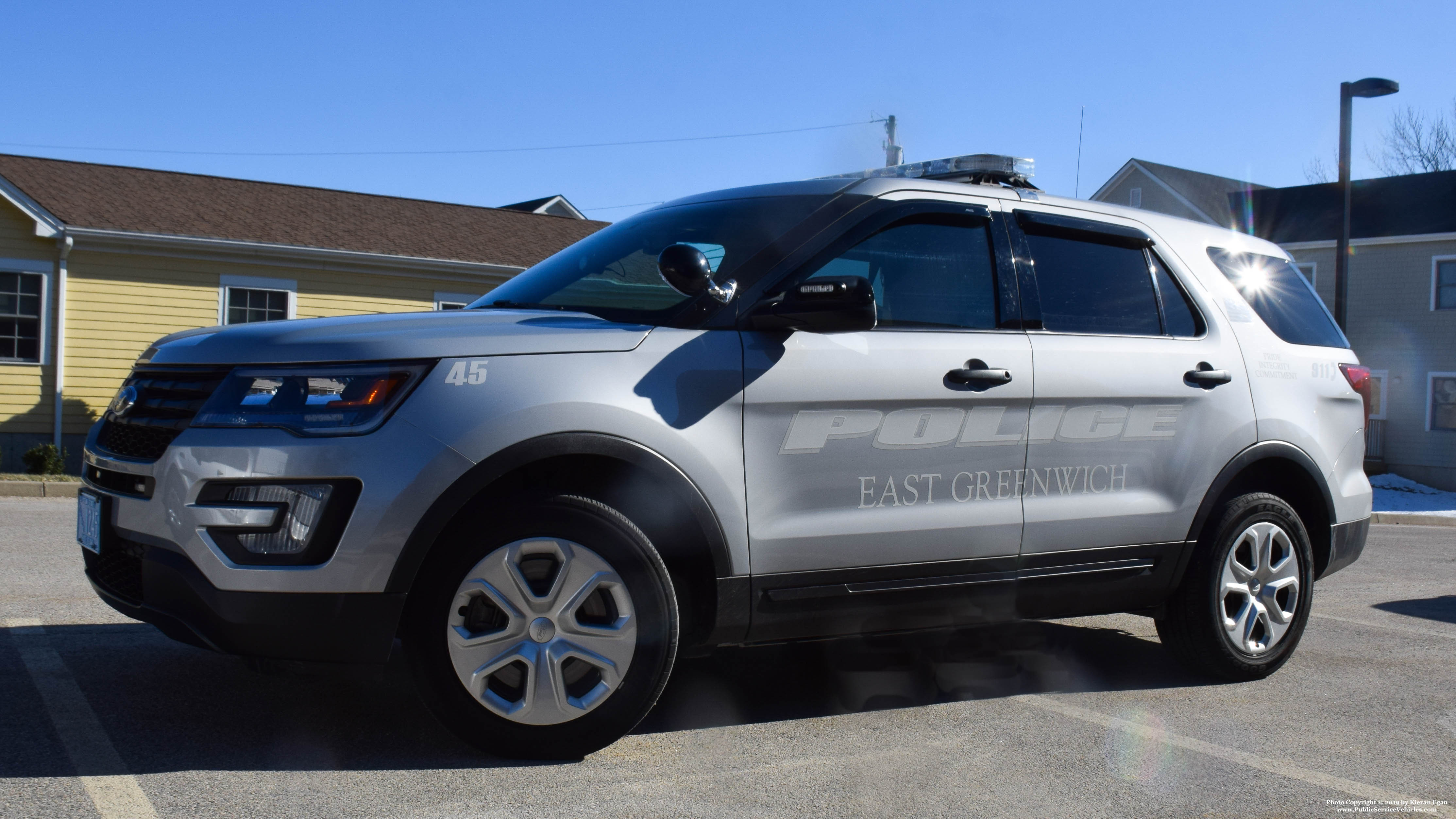 A photo  of East Greenwich Police
            Cruiser 1245, a 2018 Ford Police Interceptor Utility/2018 Ford Police Interceptor Utility             taken by Kieran Egan