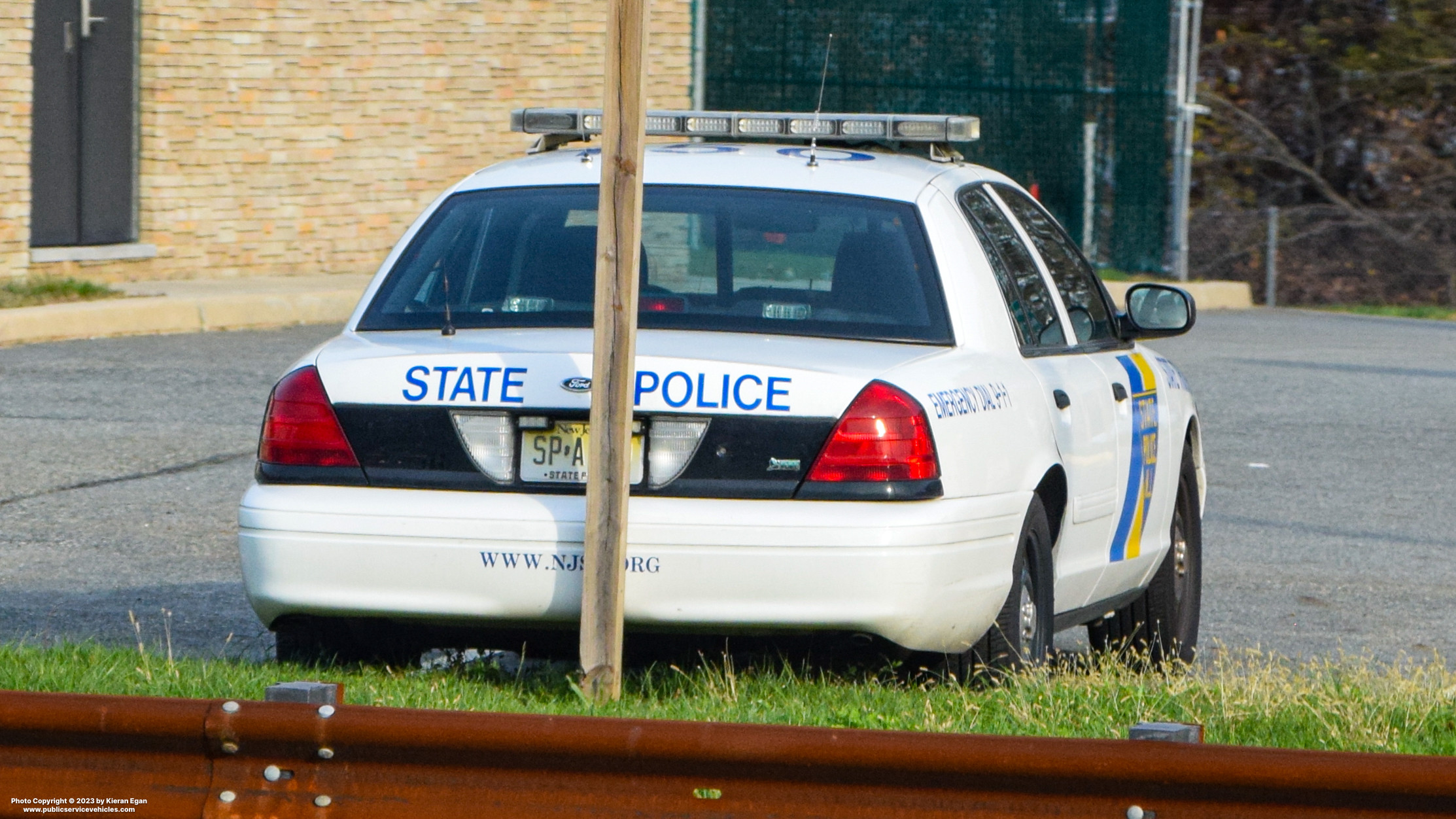 A photo  of New Jersey State Police
            Cruiser 150, a 2011 Ford Crown Victoria Police Interceptor             taken by Kieran Egan