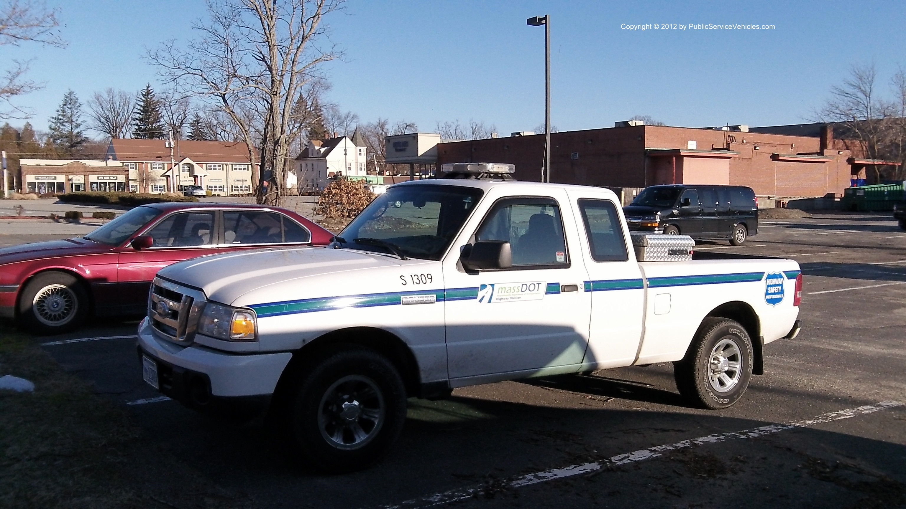 A photo  of Massachusetts Department of Transportation
            Truck S 1309, a 2008 Ford Ranger Super Cab             taken by Kieran Egan
