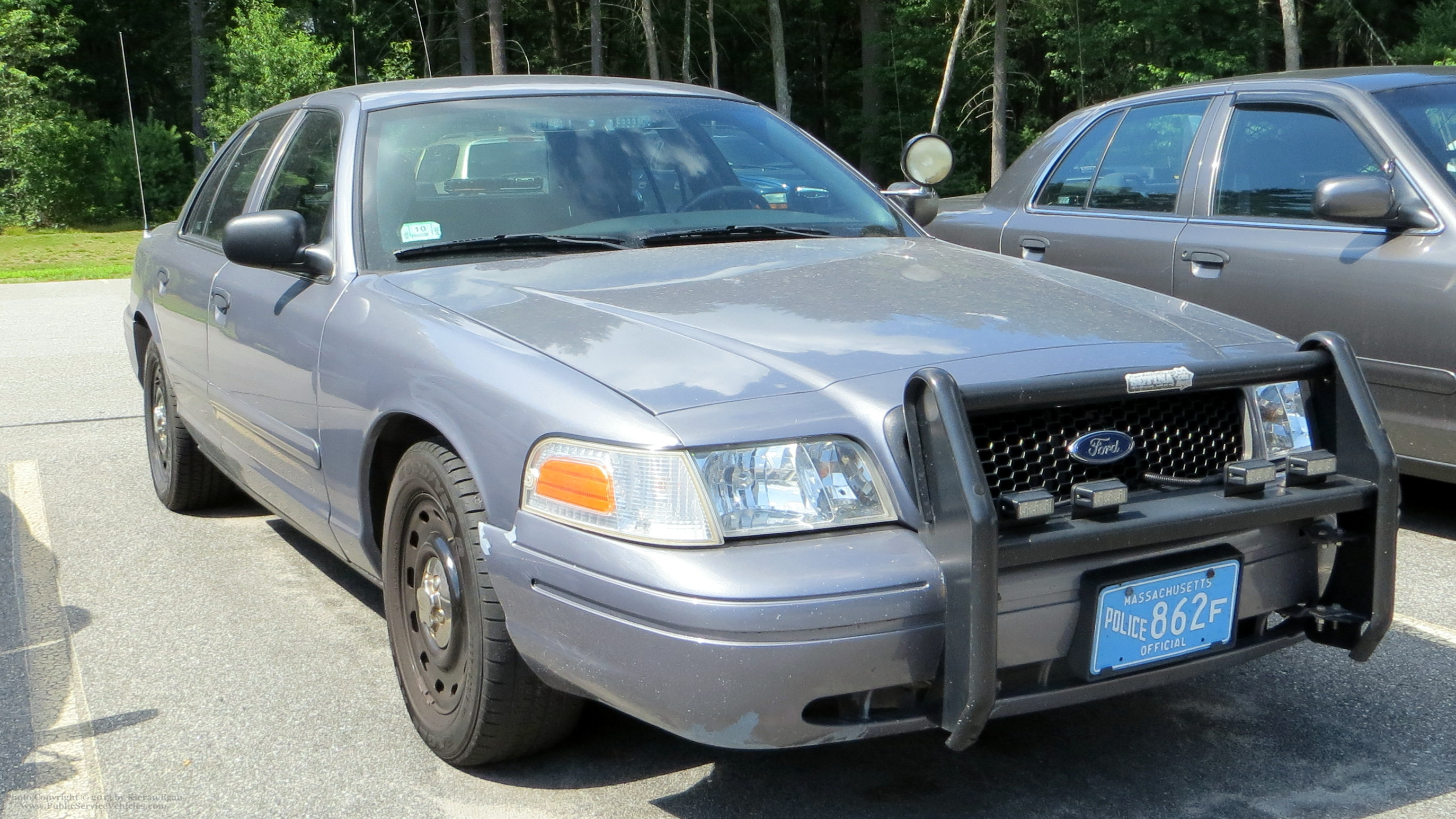 A photo  of Seekonk Police
            Spare/Court Car, a 2003-2005 Ford Crown Victoria Police Interceptor             taken by Kieran Egan