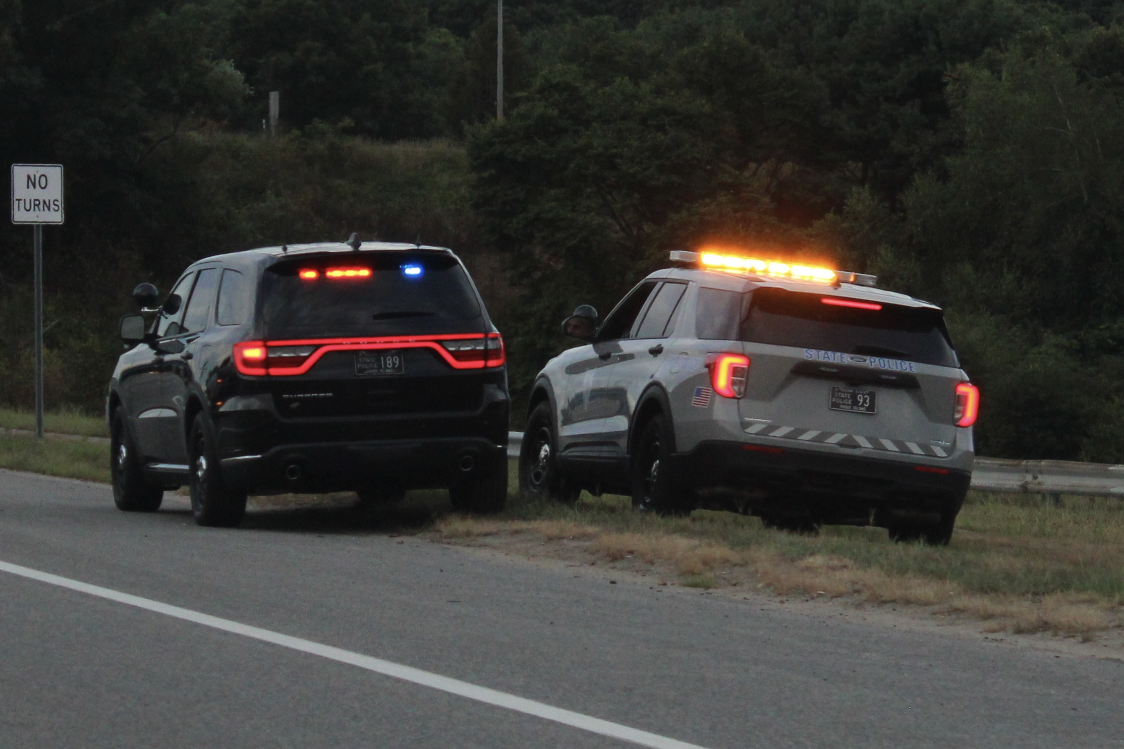 A photo  of Rhode Island State Police
            Cruiser 189, a 2021 Dodge Durango Pursuit             taken by @riemergencyvehicles