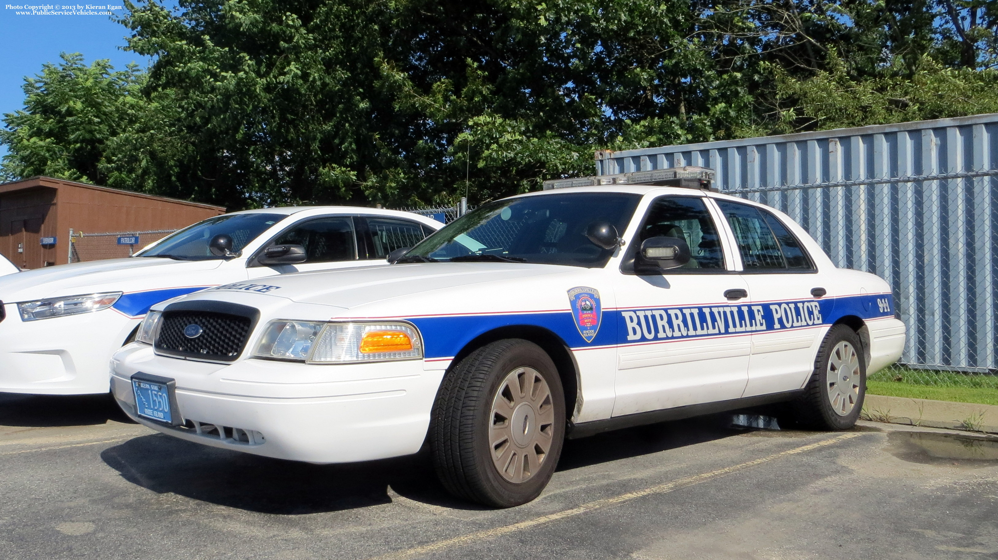 A photo  of Burrillville Police
            Cruiser 1550, a 2009-2011 Ford Crown Victoria Police Interceptor             taken by Kieran Egan