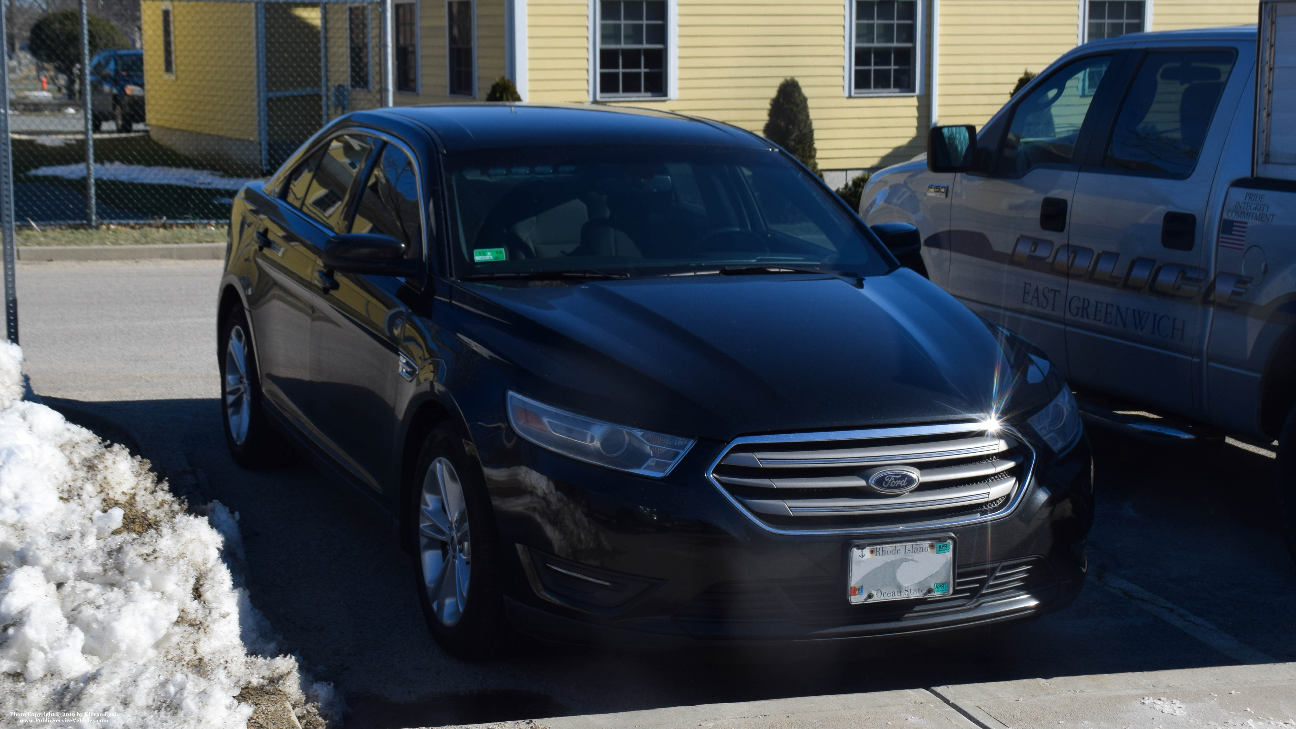 A photo  of East Greenwich Police
            Unmarked Unit, a 2013 Ford Taurus/2013 Ford Taurus             taken by Kieran Egan