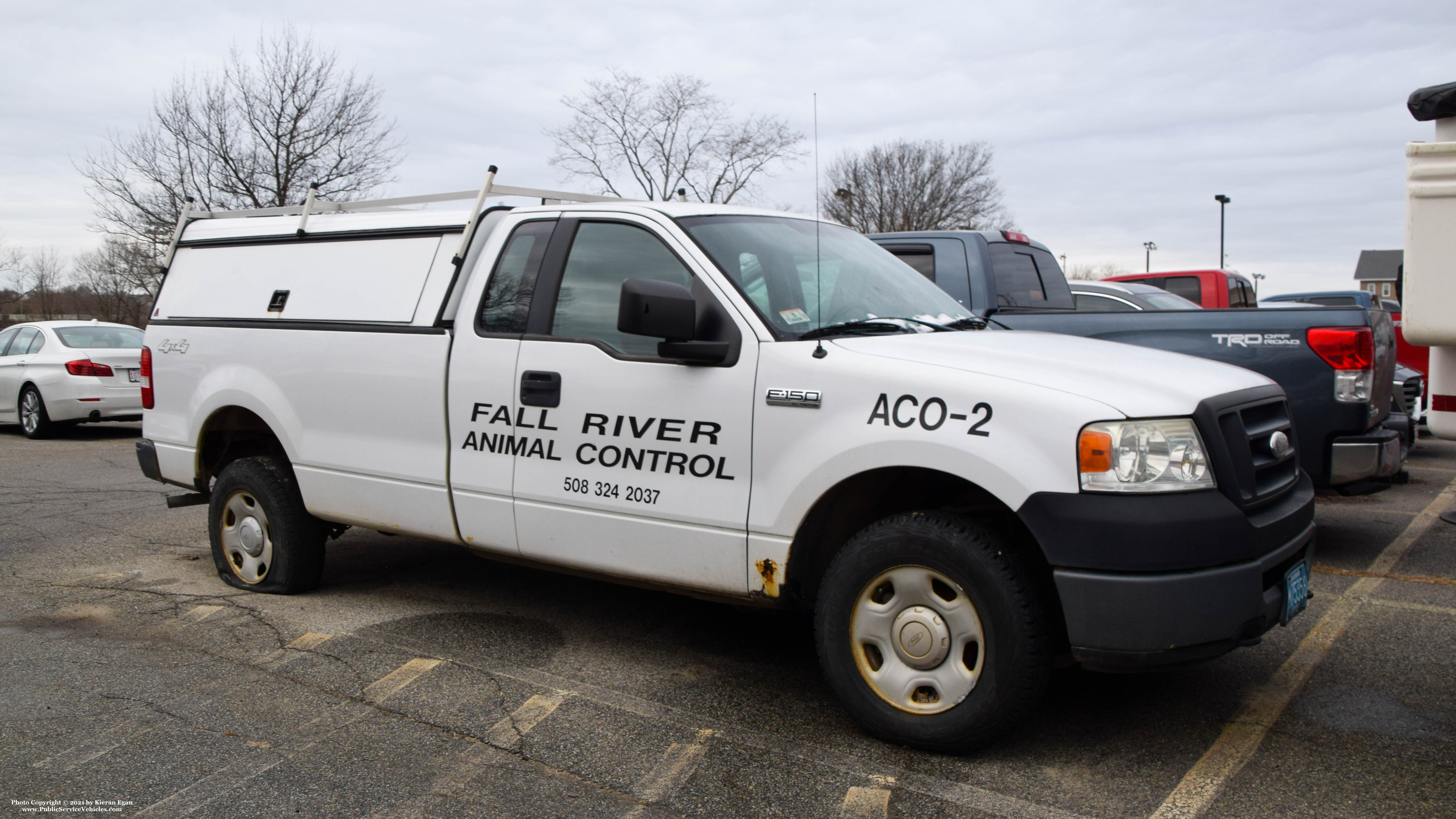 A photo  of Fall River Police
            ACO-2, a 2006 Ford F-150             taken by Kieran Egan