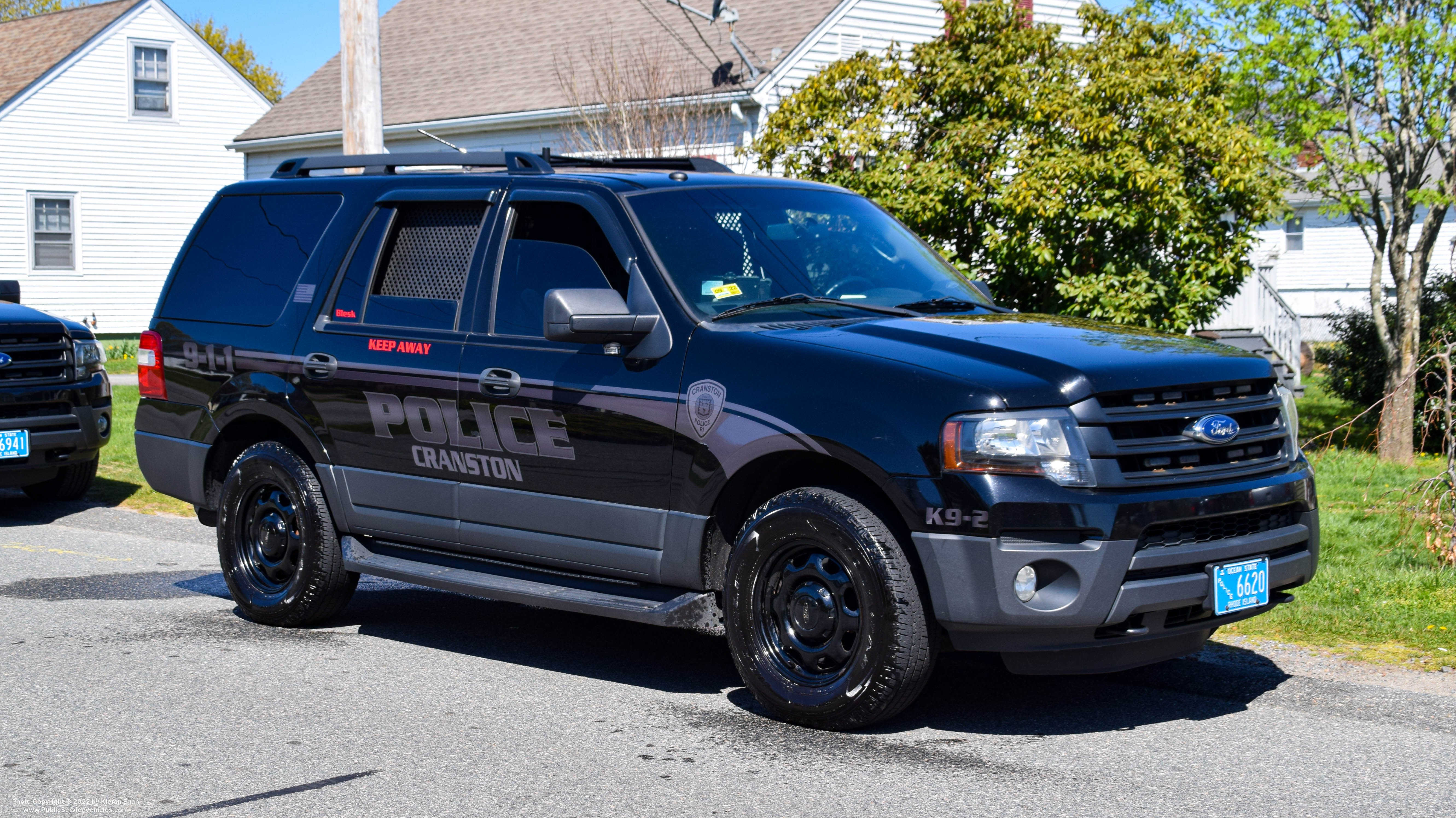 A photo  of Cranston Police
            K9-2, a 2016-2017 Ford Expedition             taken by Kieran Egan