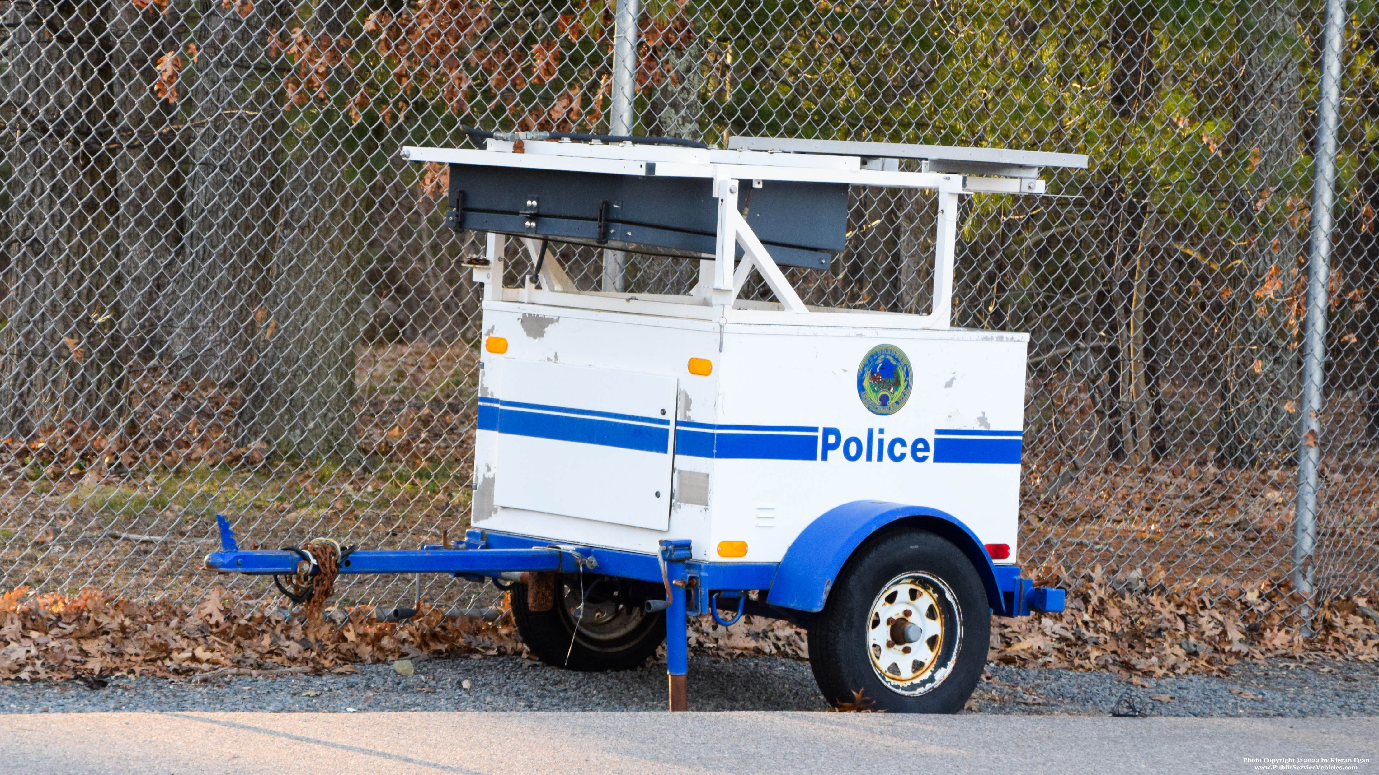 A photo  of Foxborough Police
            Speed Trailer, a 1990-2010 Speed Trailer             taken by Kieran Egan