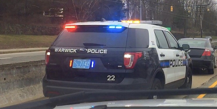 A photo  of Warwick Police
            Cruiser P-22, a 2019 Ford Police Interceptor Utility             taken by @riemergencyvehicles