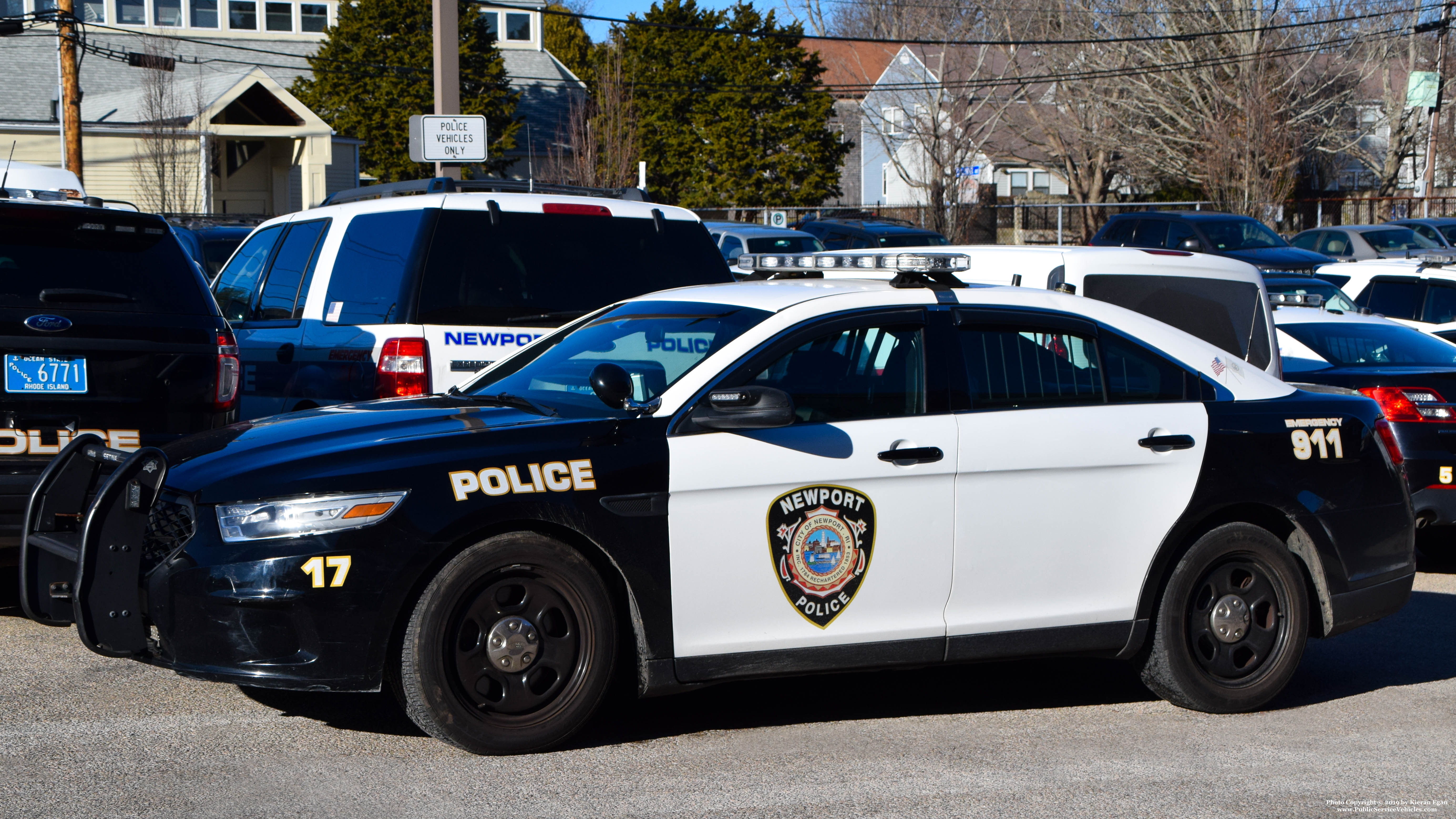 A photo  of Newport Police
            Car 17, a 2013 Ford Police Interceptor Sedan             taken by Kieran Egan