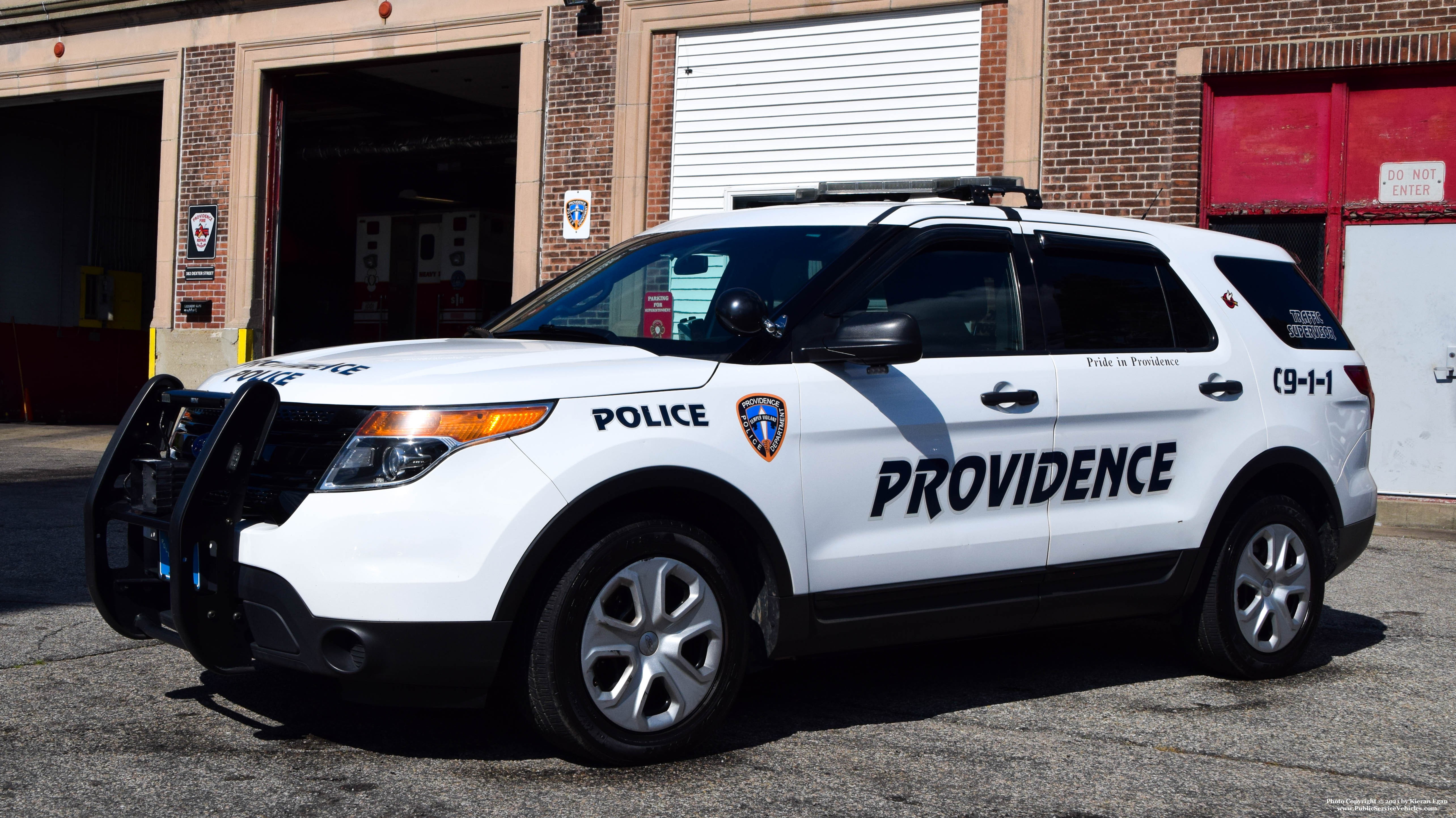 A photo  of Providence Police
            Cruiser 28, a 2015 Ford Police Interceptor Utility             taken by Kieran Egan
