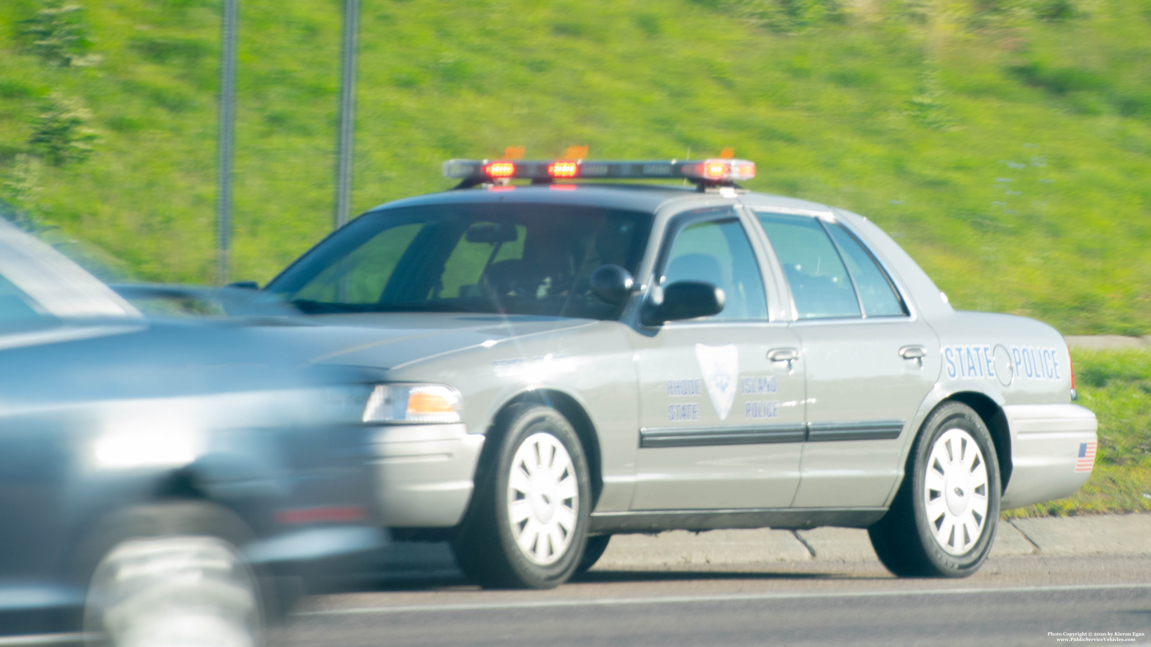 A photo  of Rhode Island State Police
            Cruiser 198, a 2010 Ford Crown Victoria Police Interceptor             taken by Kieran Egan