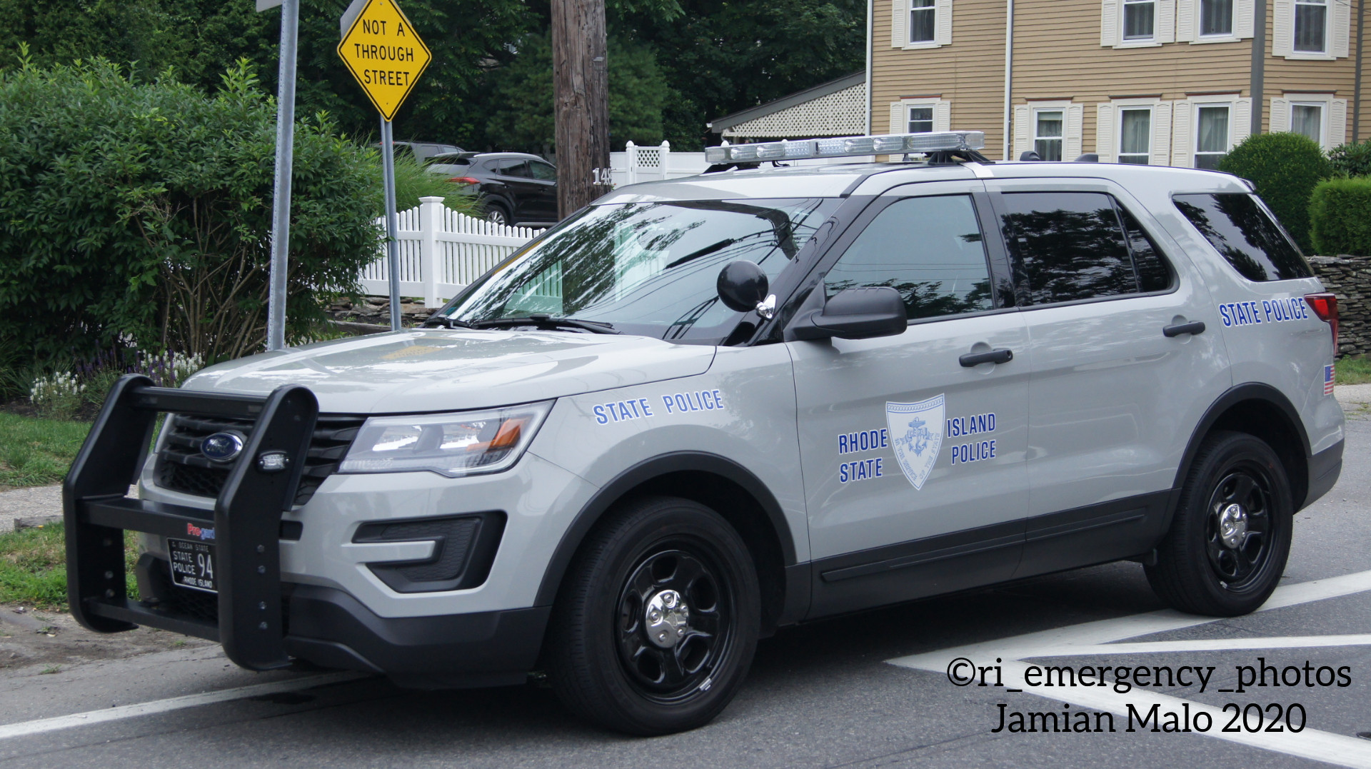 A photo  of Rhode Island State Police
            Cruiser 94, a 2018 Ford Police Interceptor Utility             taken by Jamian Malo