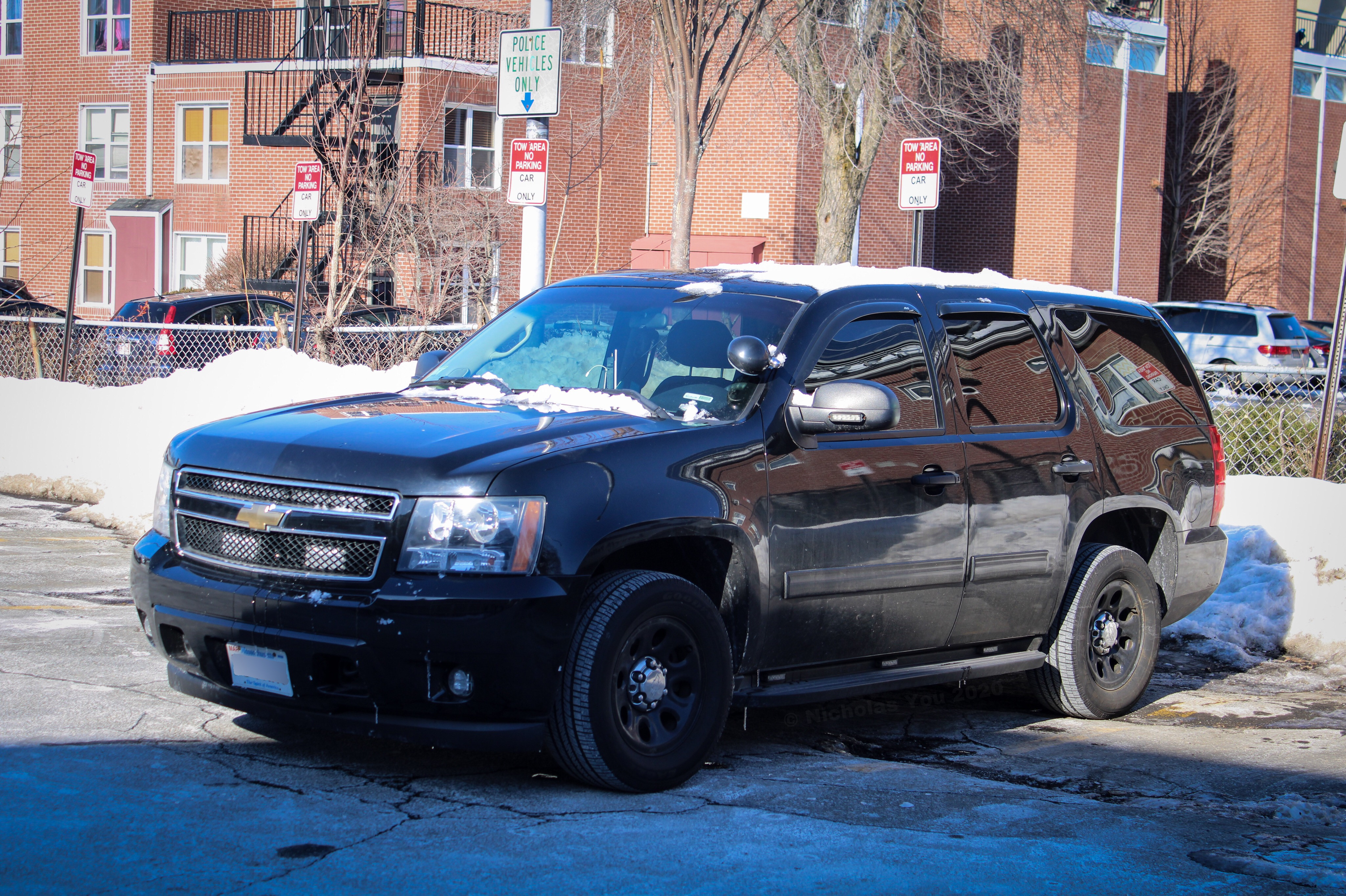A photo  of Lowell Police
            Unmarked Unit, a 2011 Chevrolet Tahoe             taken by Nicholas You