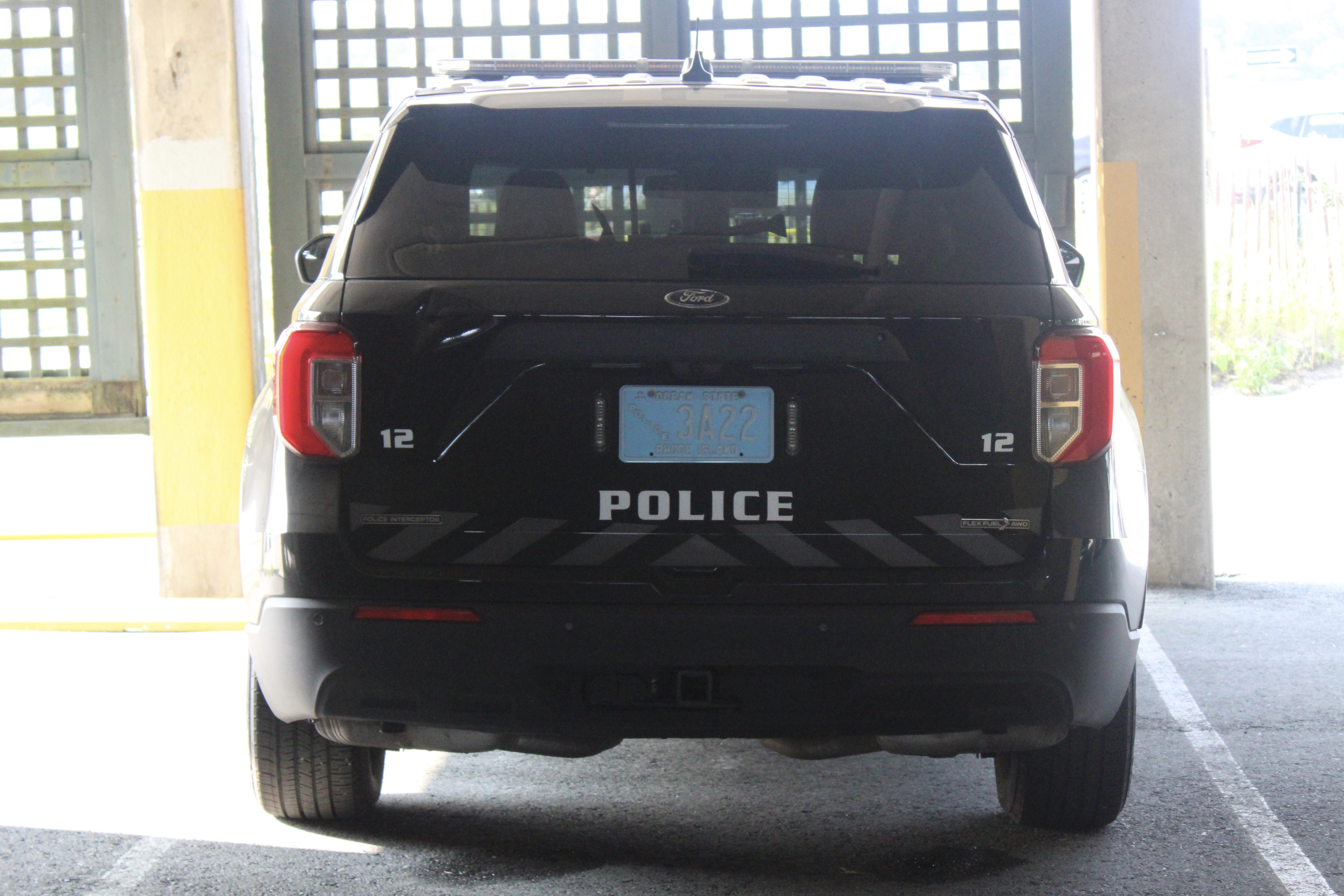A photo  of Newport Police
            Car 12, a 2021 Ford Police Interceptor Utility             taken by @riemergencyvehicles