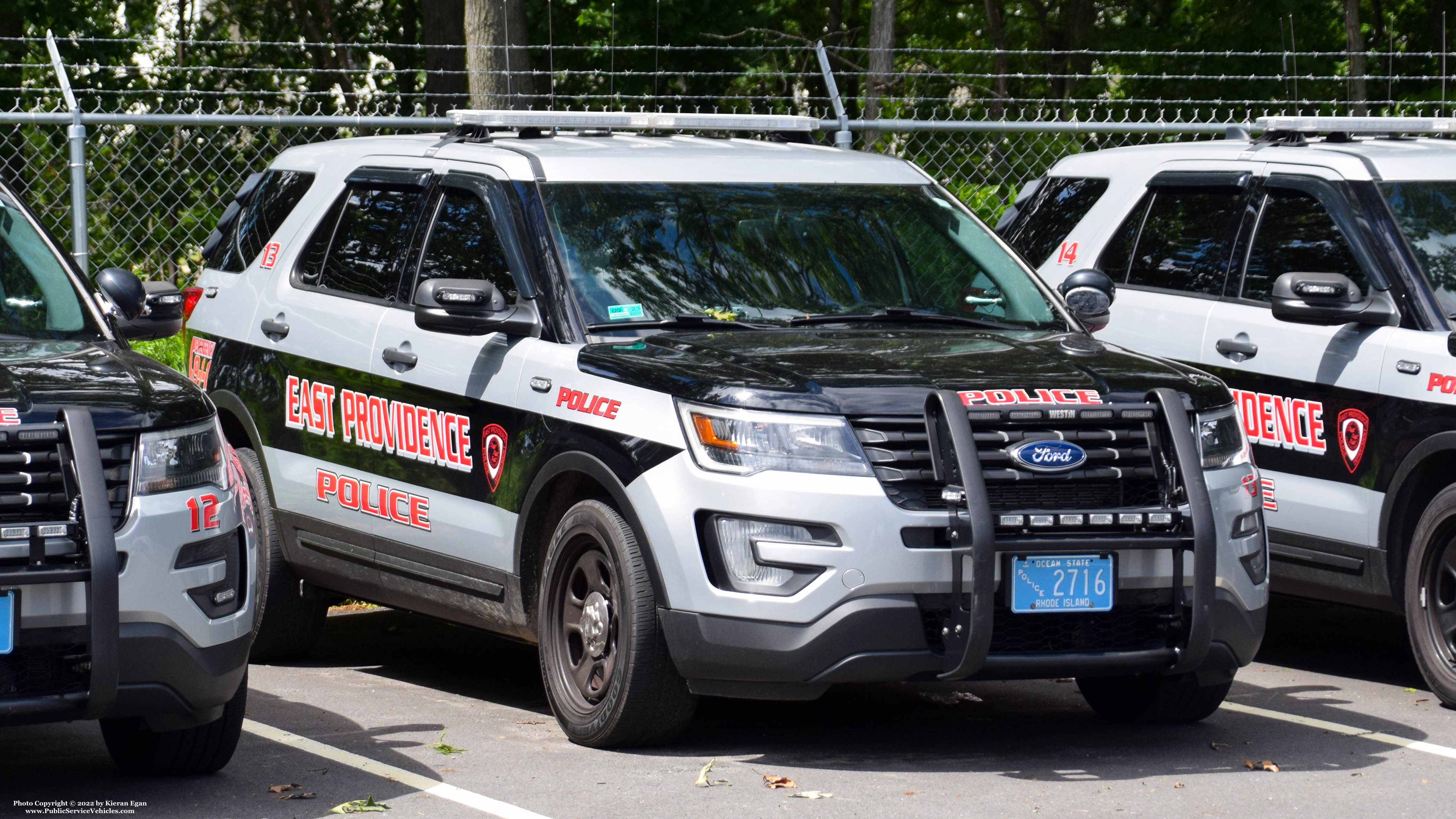 A photo  of East Providence Police
            Car 13, a 2018 Ford Police Interceptor Utility             taken by Kieran Egan