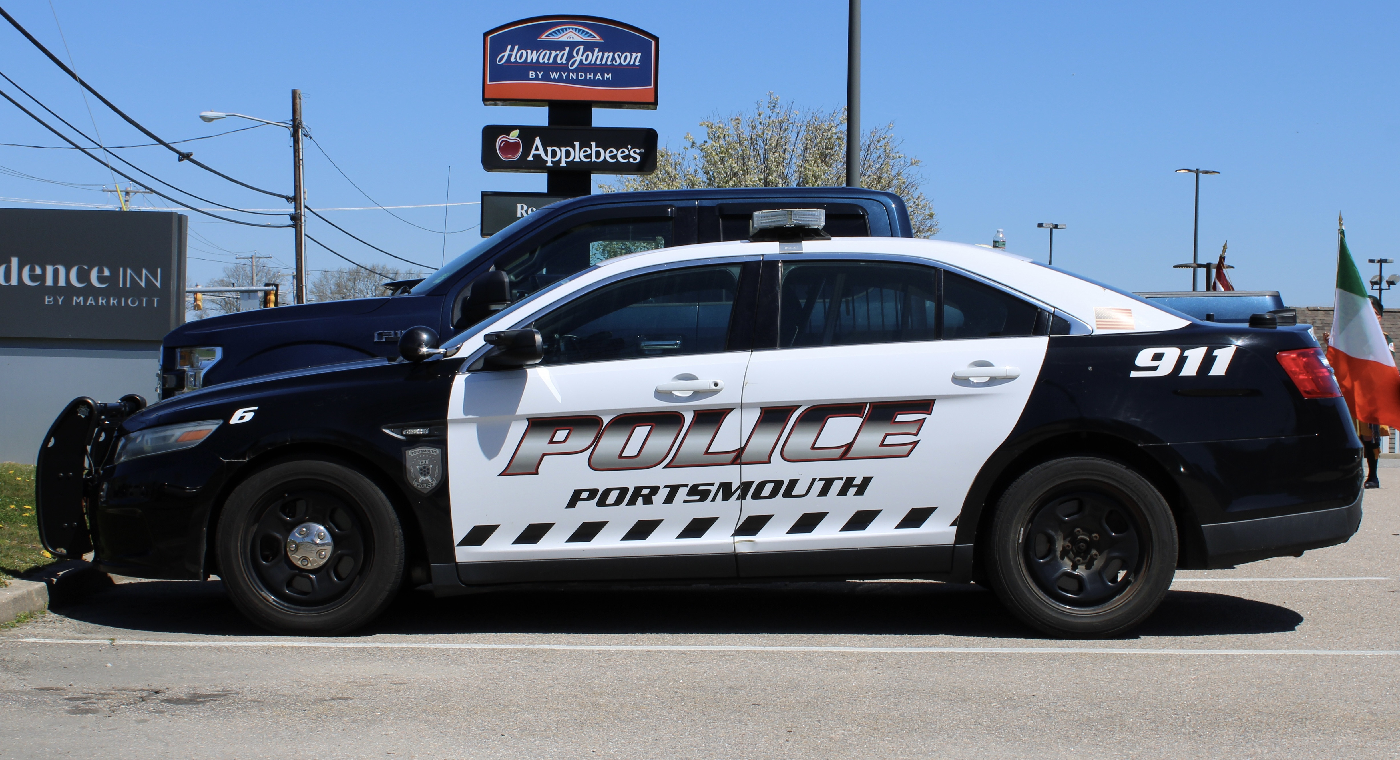 A photo  of Portsmouth Police
            Cruiser 6775, a 2016 Ford Police Interceptor Sedan             taken by @riemergencyvehicles