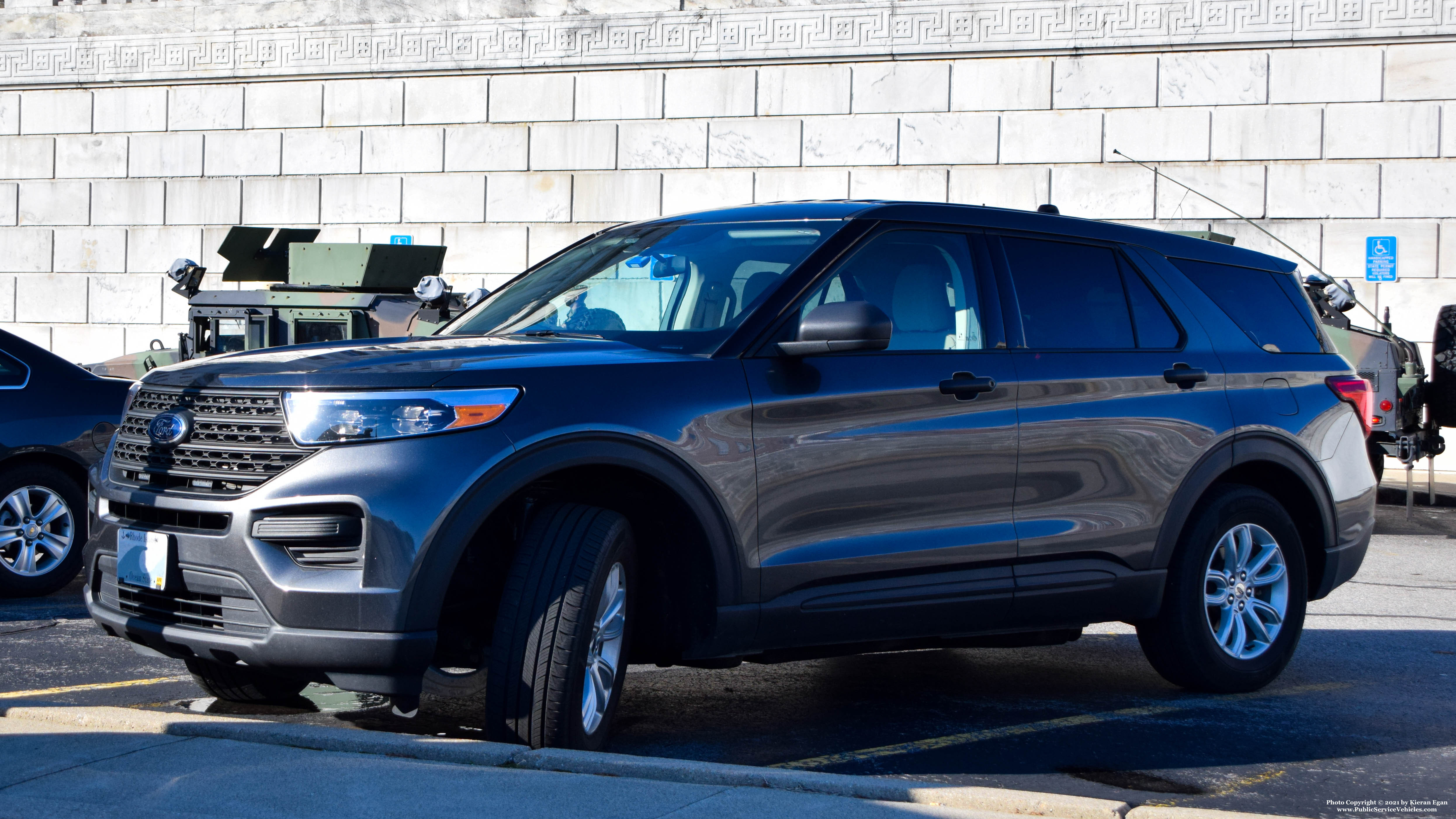 A photo  of Rhode Island State Police
            Cruiser 1, a 2020 Ford Explorer             taken by Kieran Egan