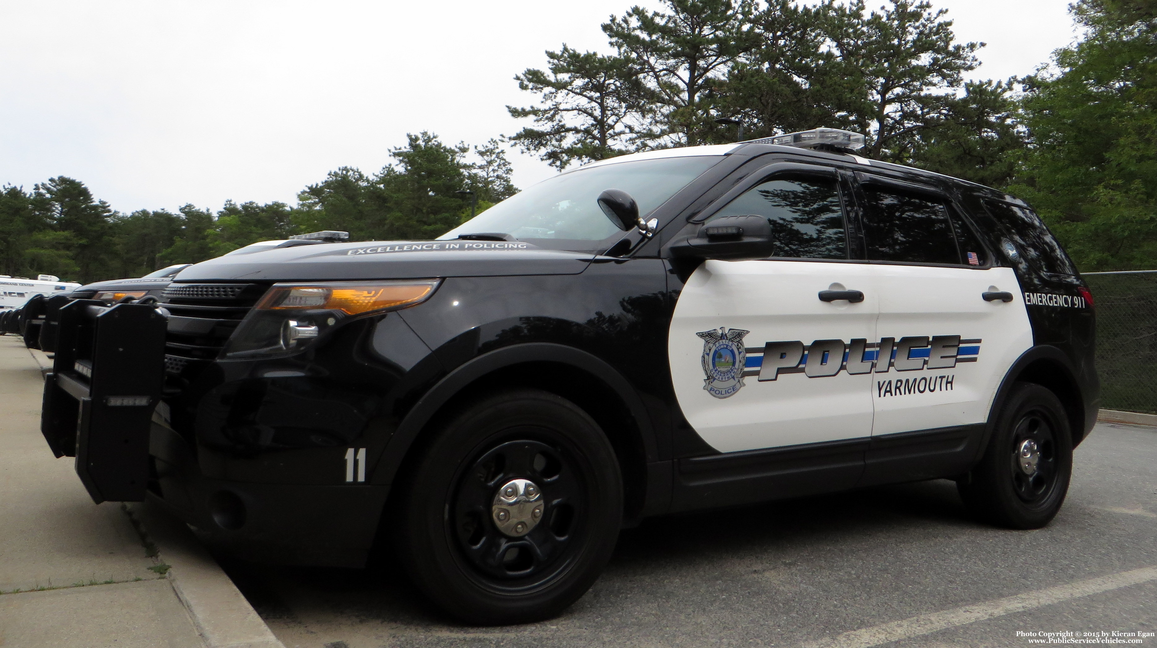 A photo  of Yarmouth Police
            J-11, a 2013-2015 Ford Police Interceptor Utility             taken by Kieran Egan