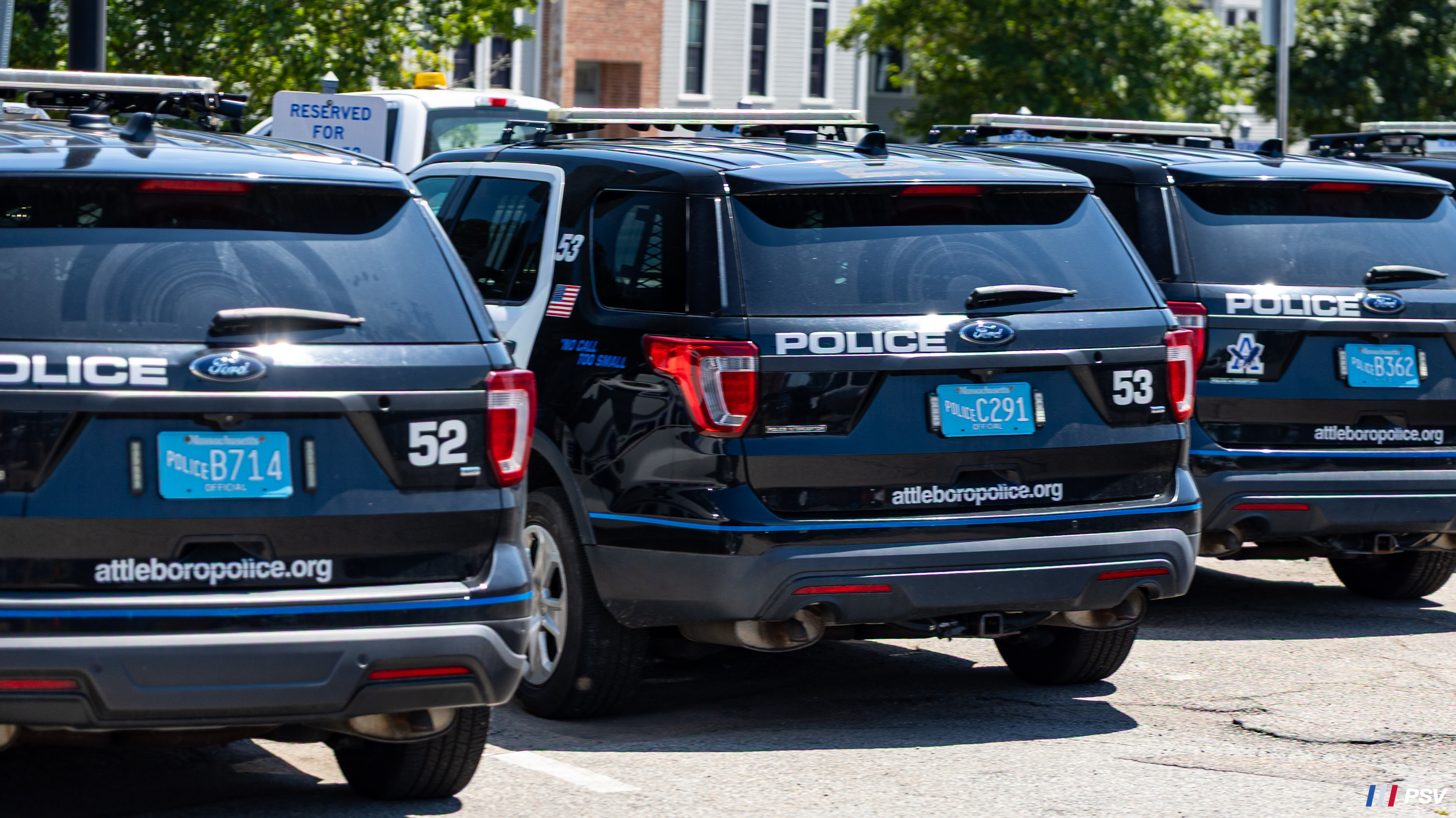 A photo  of Attleboro Police
            Car 53, a 2017 Ford Police Interceptor Utility             taken by Kieran Egan