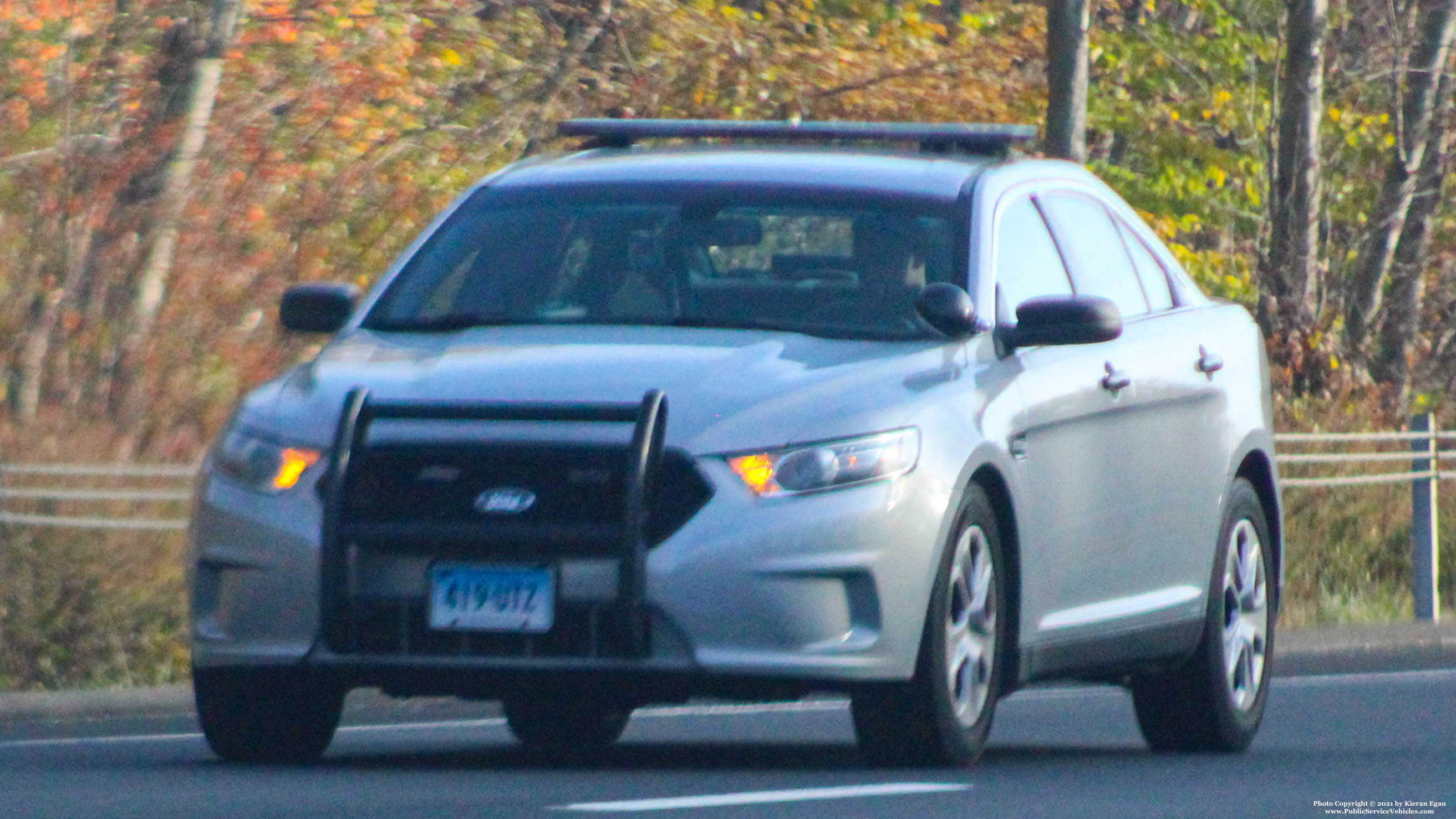 A photo  of Connecticut State Police
            Cruiser 419, a 2013-2019 Ford Police Interceptor Sedan             taken by Kieran Egan