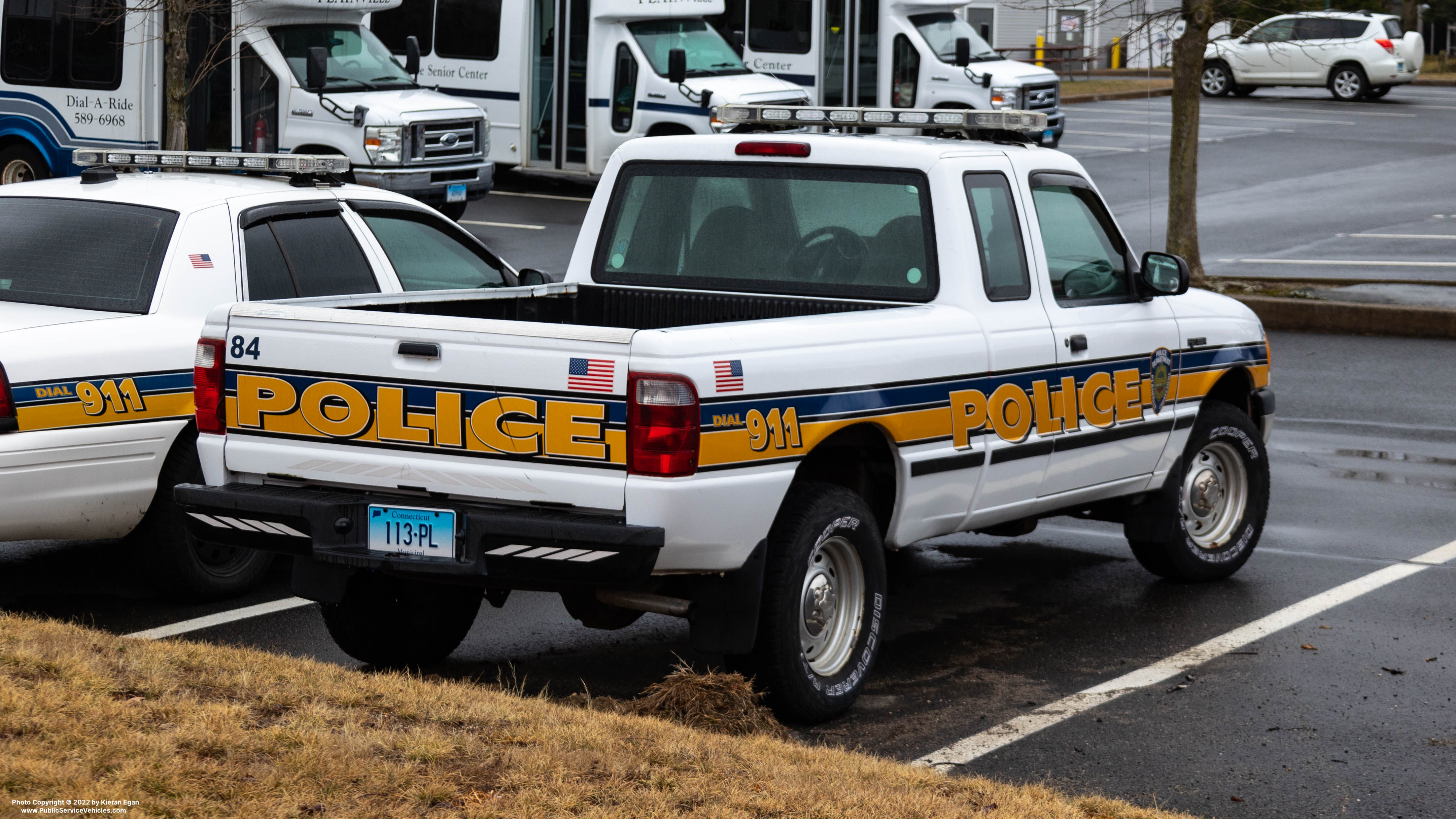 A photo  of Plainville CT Police
            Cruiser 84, a 1998-2005 Ford Ranger SuperCab             taken by Kieran Egan