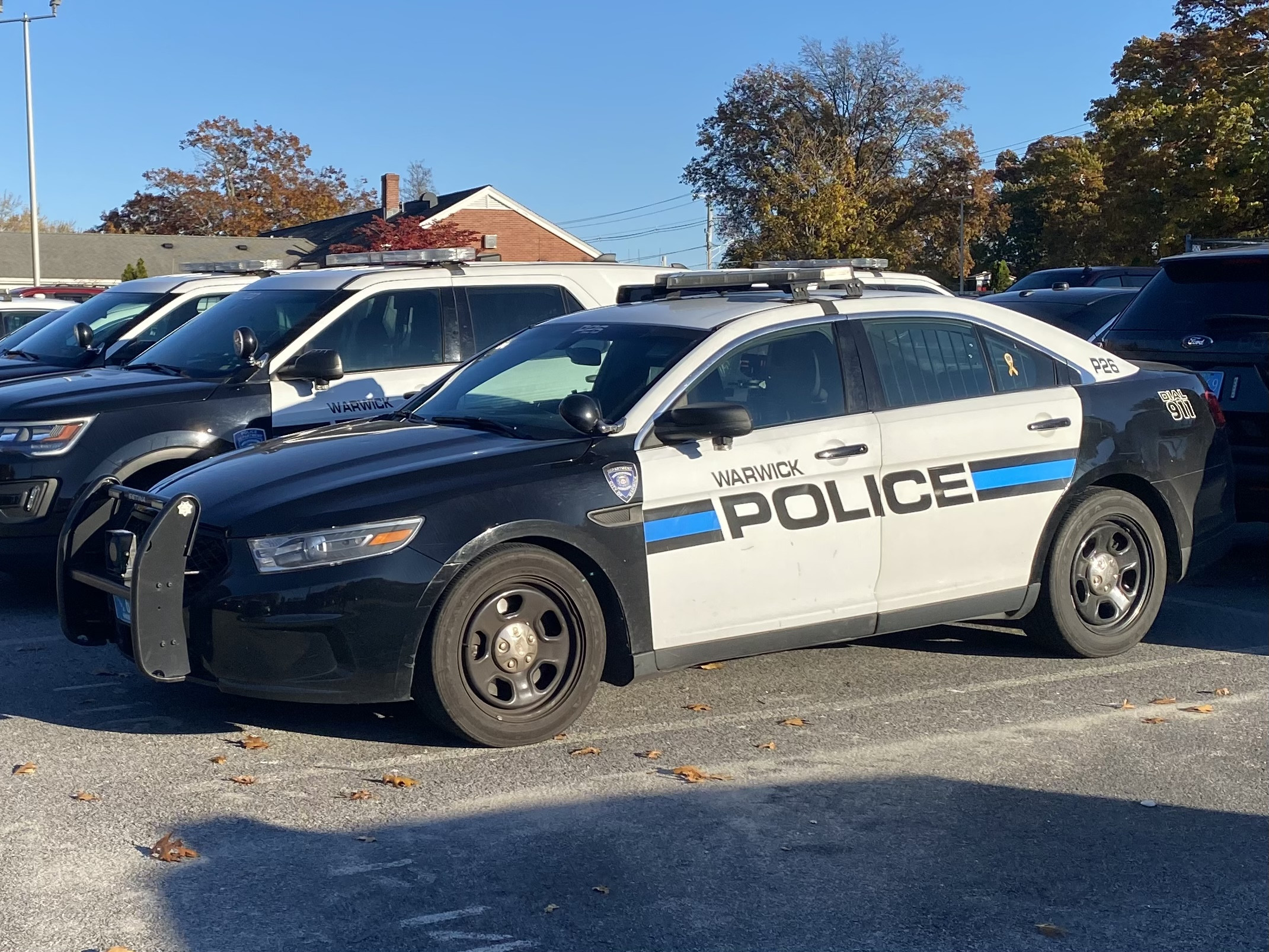 A photo  of Warwick Police
            Cruiser P-26, a 2016 Ford Police Interceptor Sedan             taken by @riemergencyvehicles