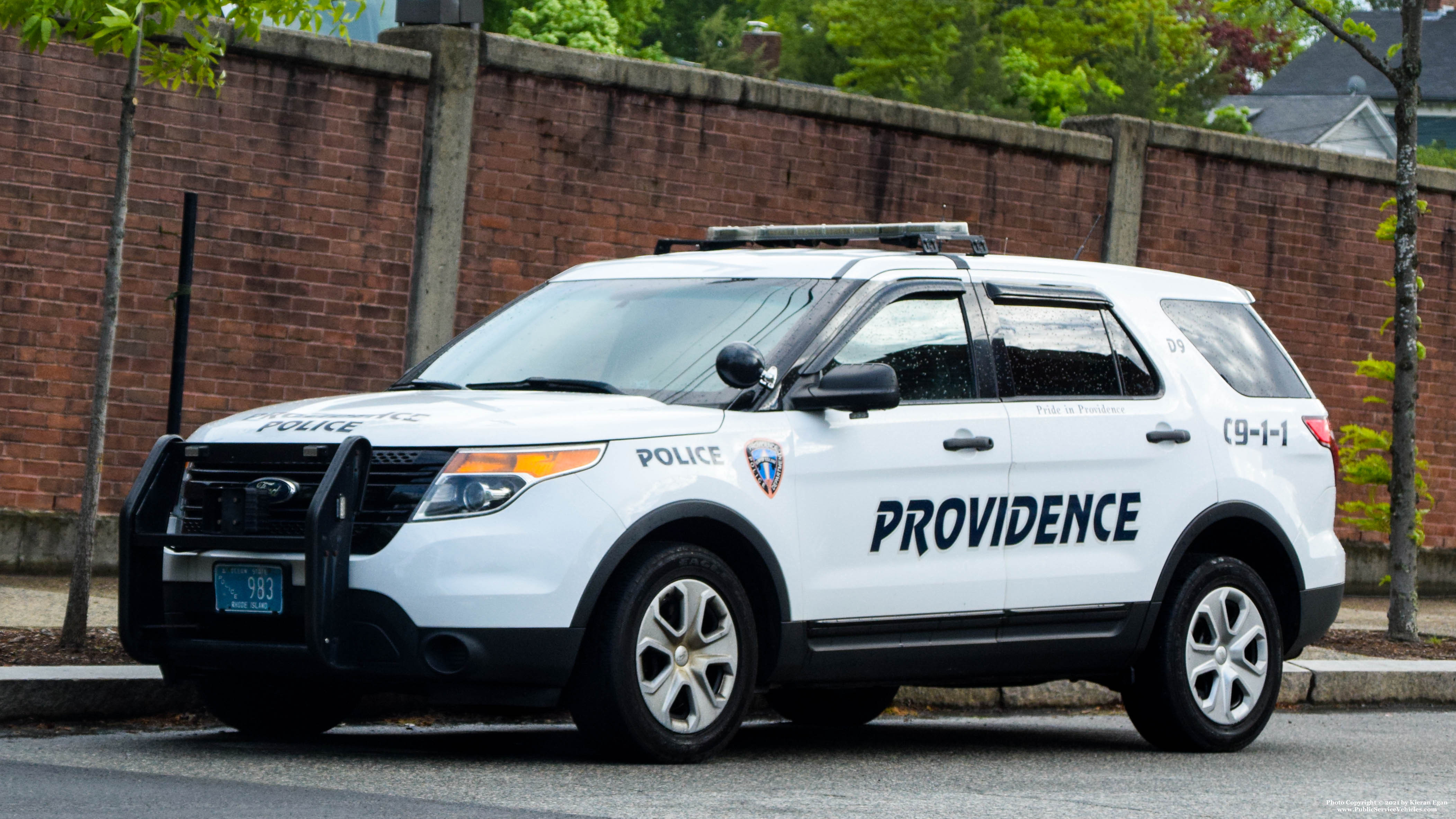 A photo  of Providence Police
            Cruiser 983, a 2015 Ford Police Interceptor Utility             taken by Kieran Egan