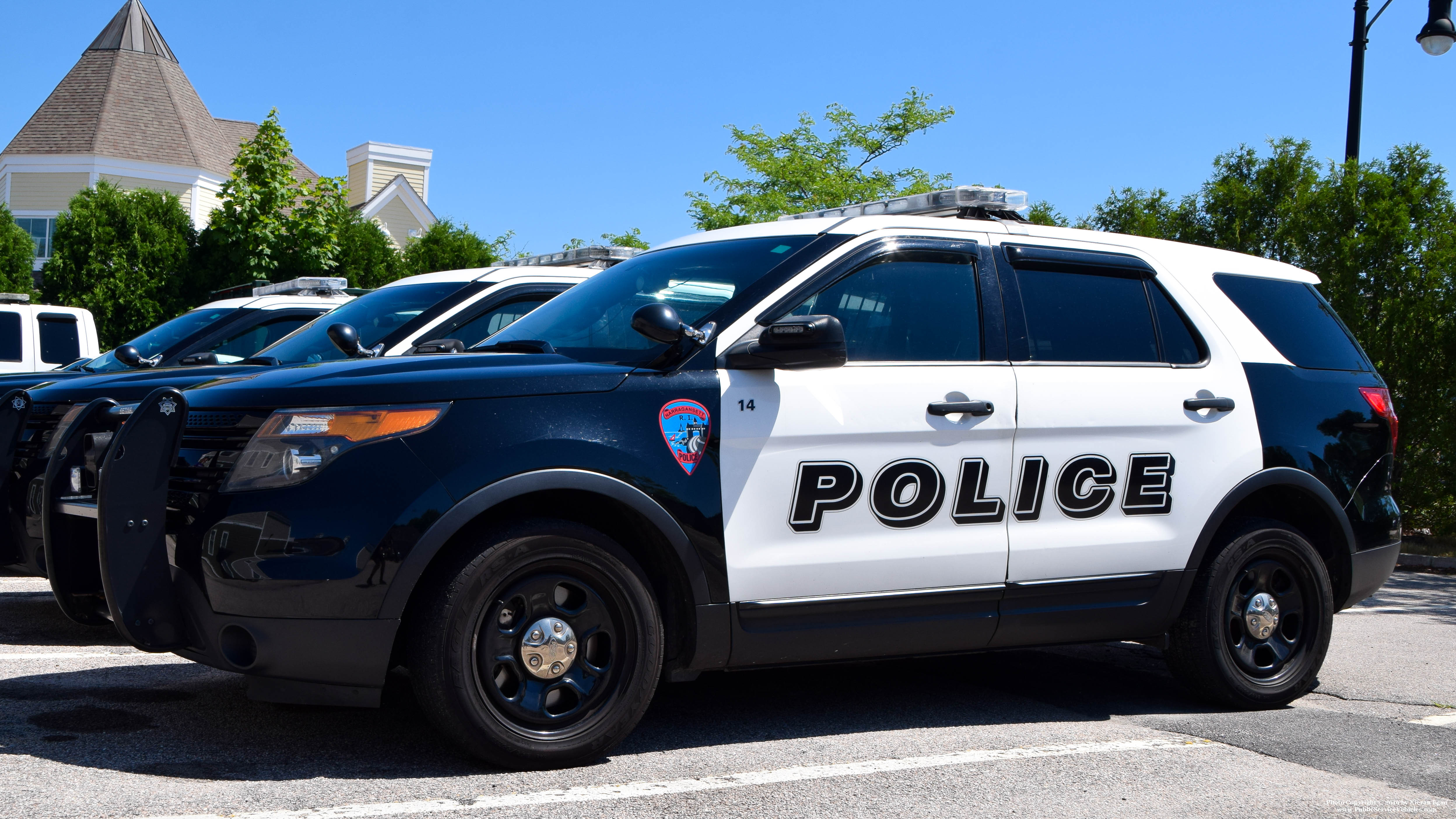 A photo  of Narragansett Police
            Car 14, a 2015 Ford Police Interceptor Utility             taken by Kieran Egan