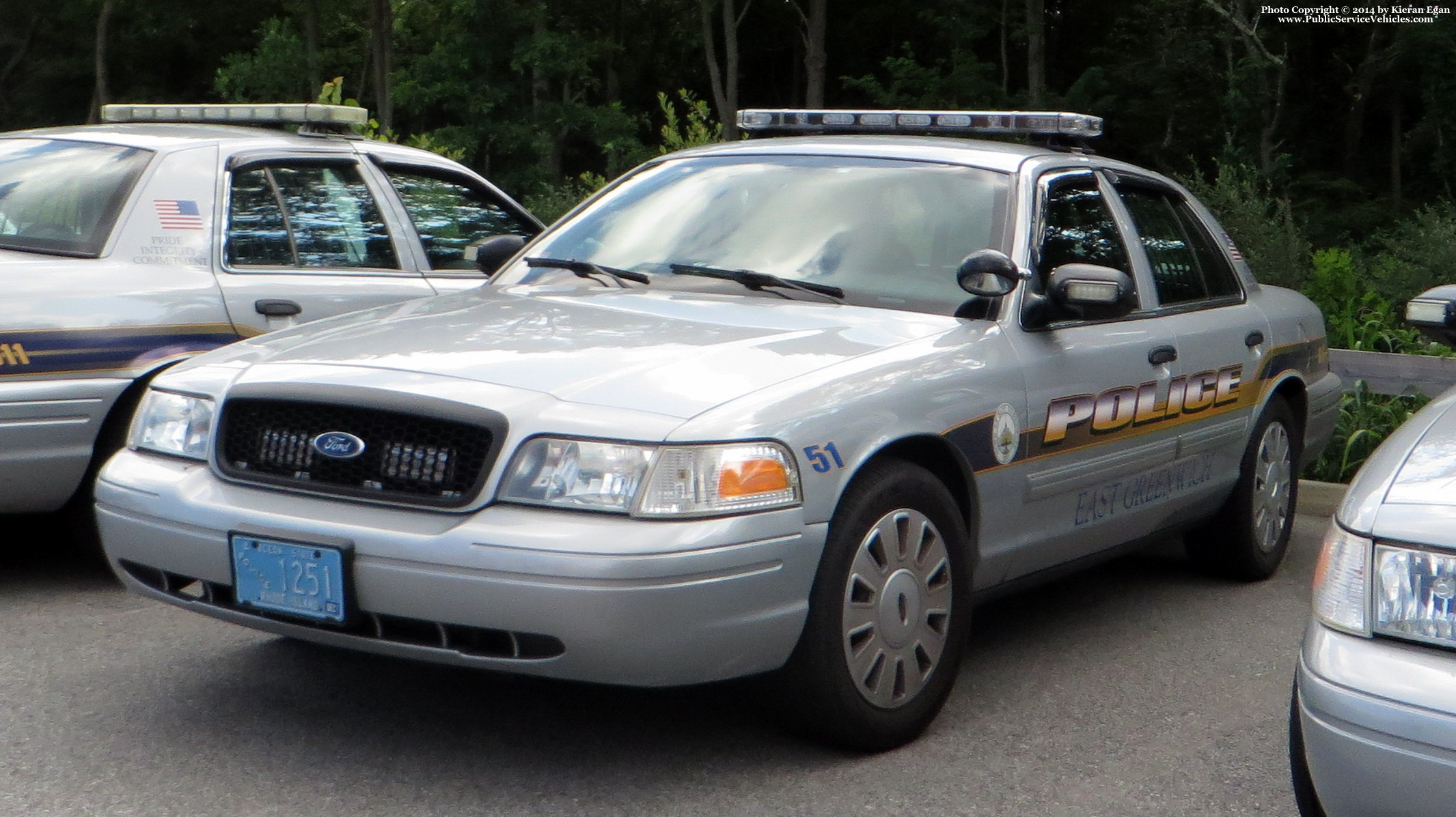 A photo  of East Greenwich Police
            Cruiser 1251, a 2009-2011 Ford Crown Victoria Police Interceptor/2009-2011 Ford Crown Victoria Police Interceptor             taken by Kieran Egan