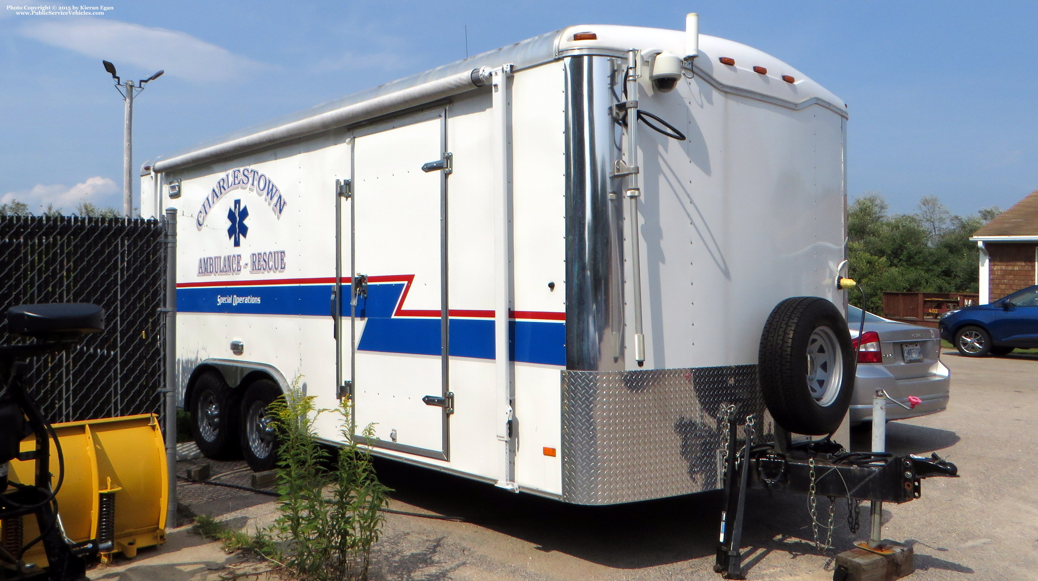 A photo  of Charlestown Ambulance Rescue Service
            Special Operations Trailer, a 2000-2015 Trailer             taken by Kieran Egan